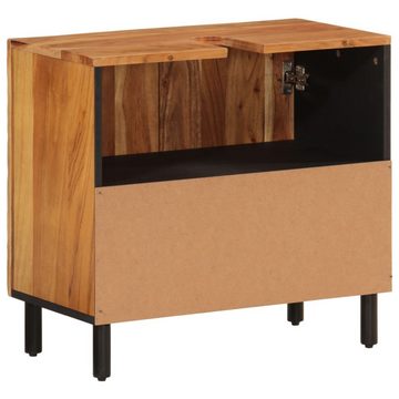 vidaXL Badezimmerspiegelschrank Waschbeckenunterschrank 62x33x58 cm Massivholz Akazie (1-St)