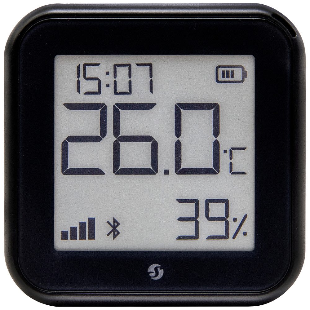 Shelly Shelly H&T Gen 3 Matte Black Funk-Temperatursensor, -Luftfeuchtesenso Smart-Home-Zubehör