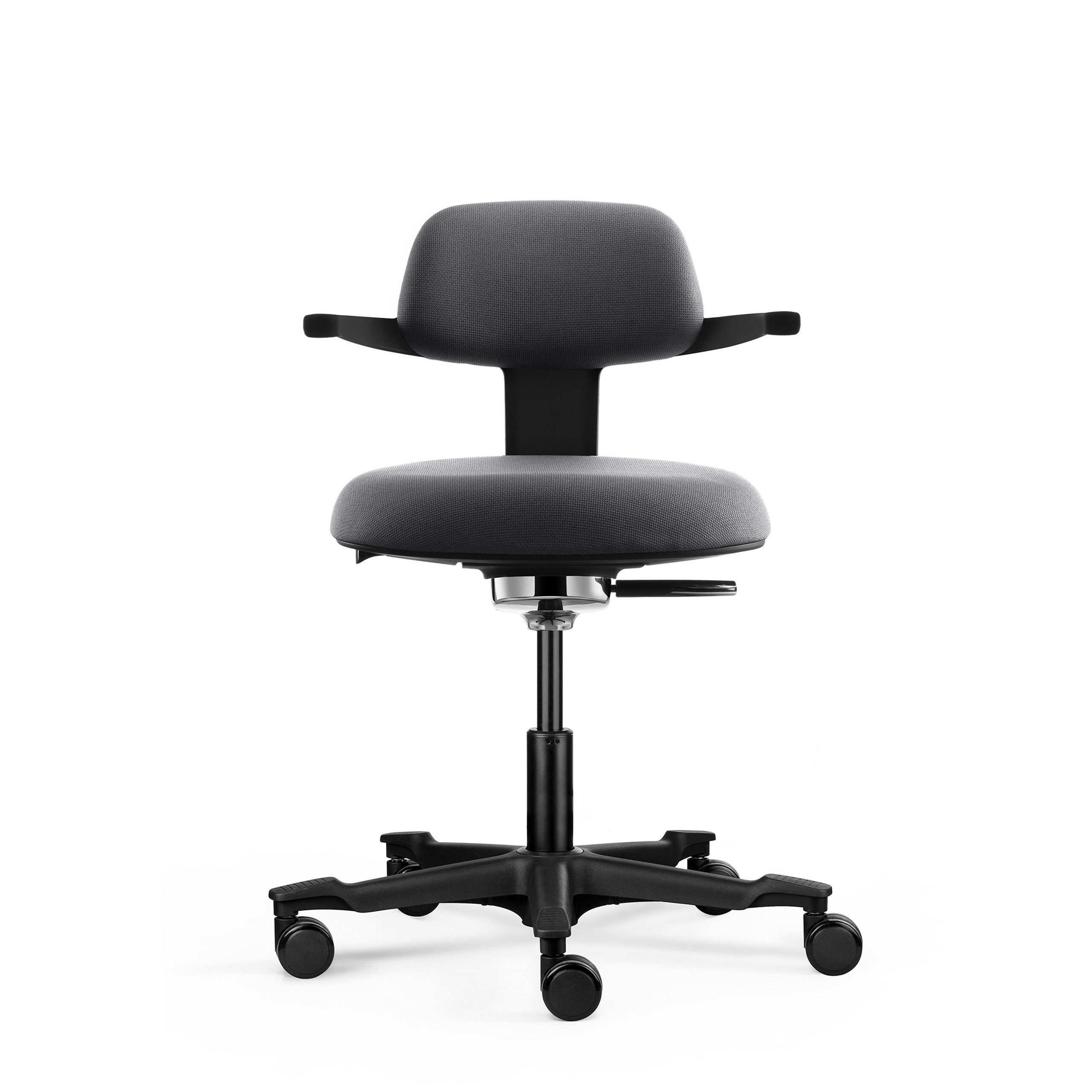 hjh OFFICE Drehstuhl Arbeitsstuhl WORK 40 Stoff mit Armlehnen (1 St), Bürostuhl Drehstuhl