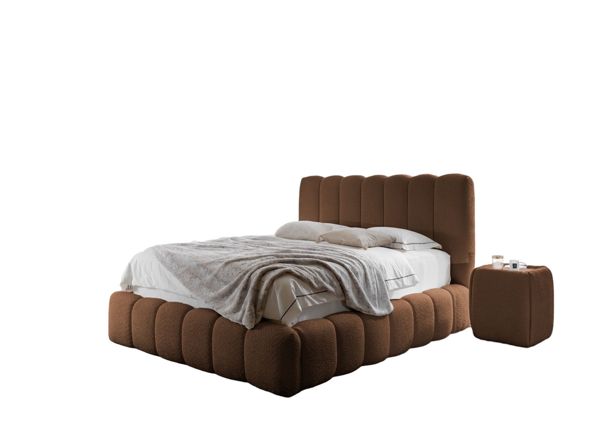 Fun Möbel Polsterbett Schlafzimmerbett CARSON Set2 günstig online kaufen
