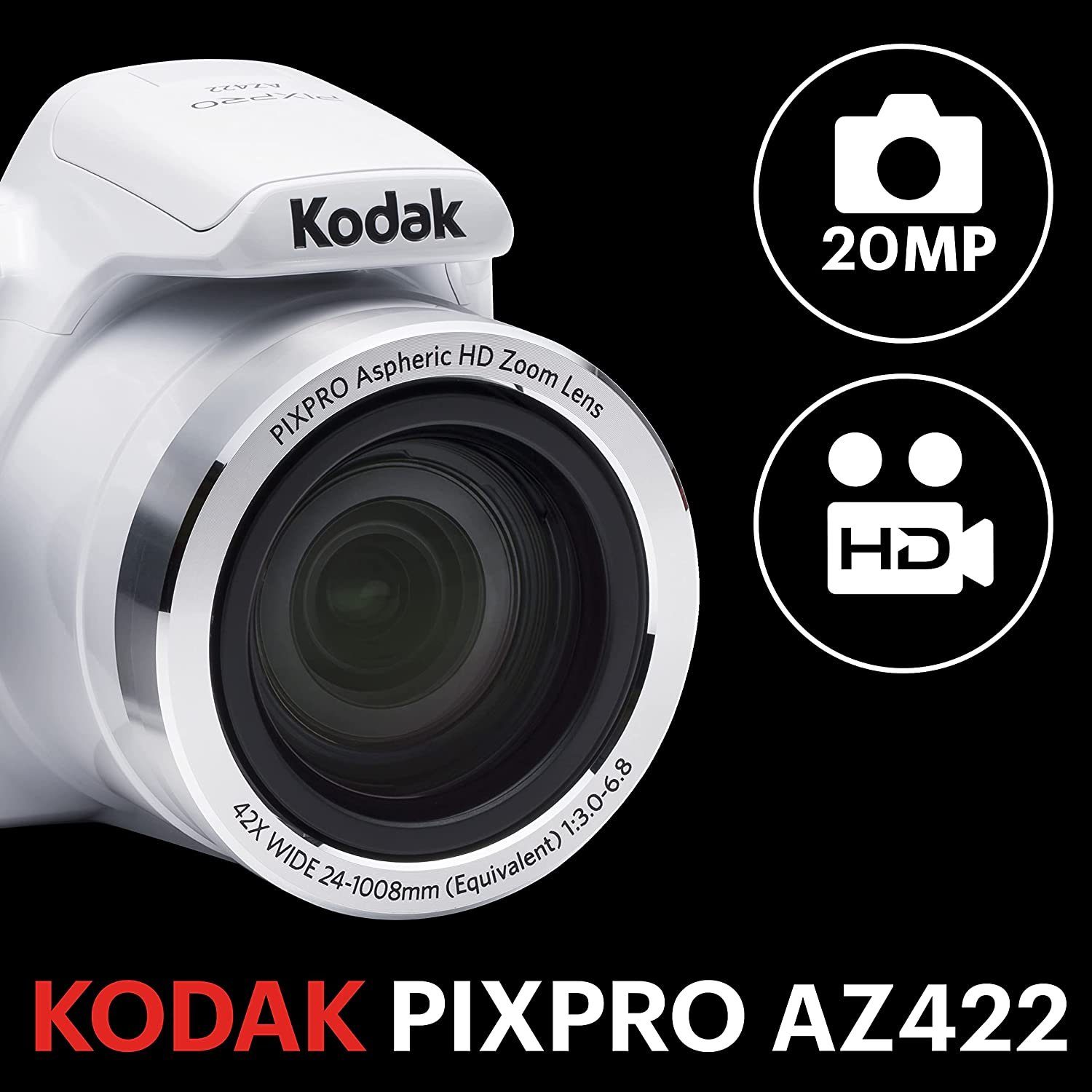 AZ422 Kodak Weiss Astro Zoom Vollformat-Digitalkamera