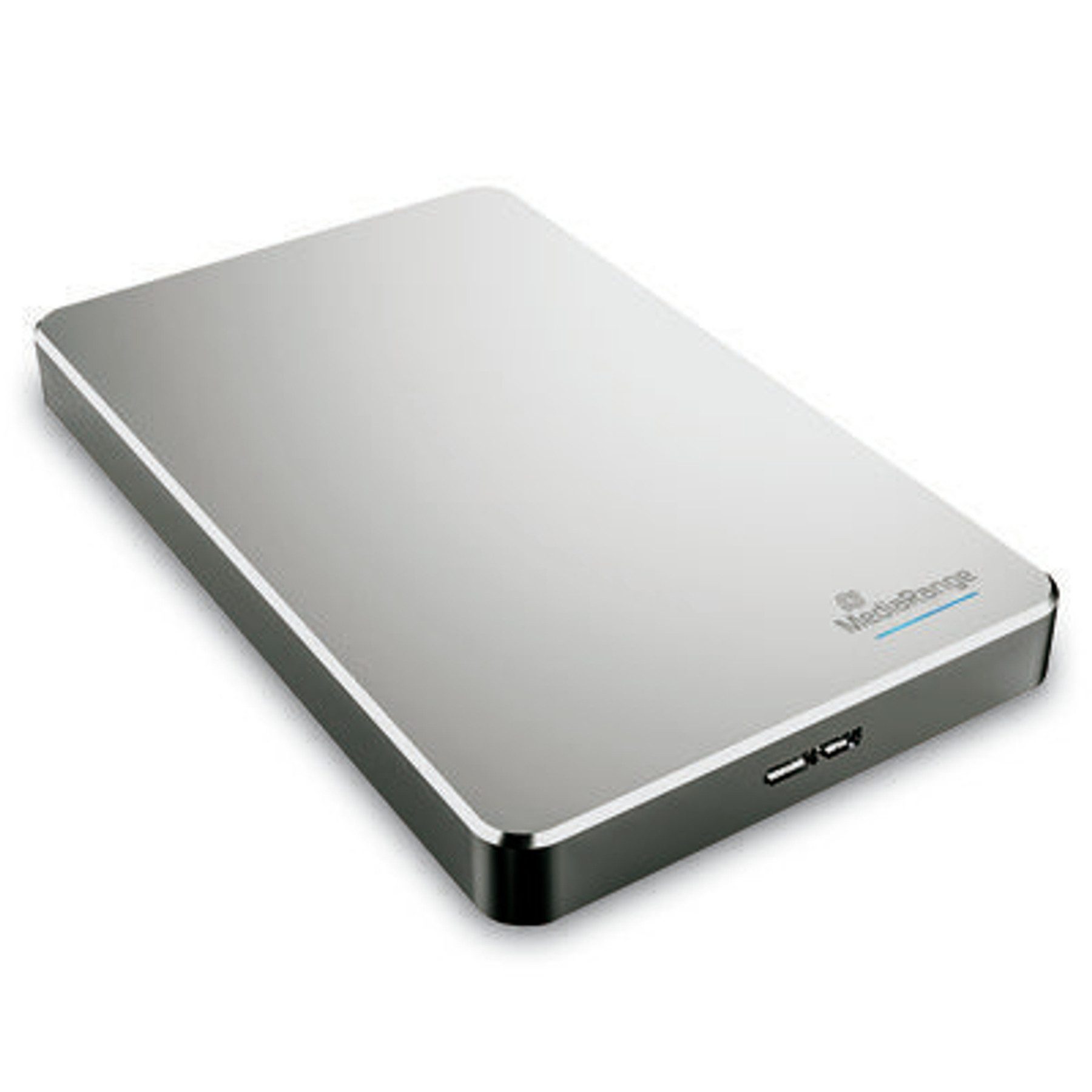 Mediarange MEDIARANGE USB3.0 HDD MR997 2TB silber externe HDD-Festplatte