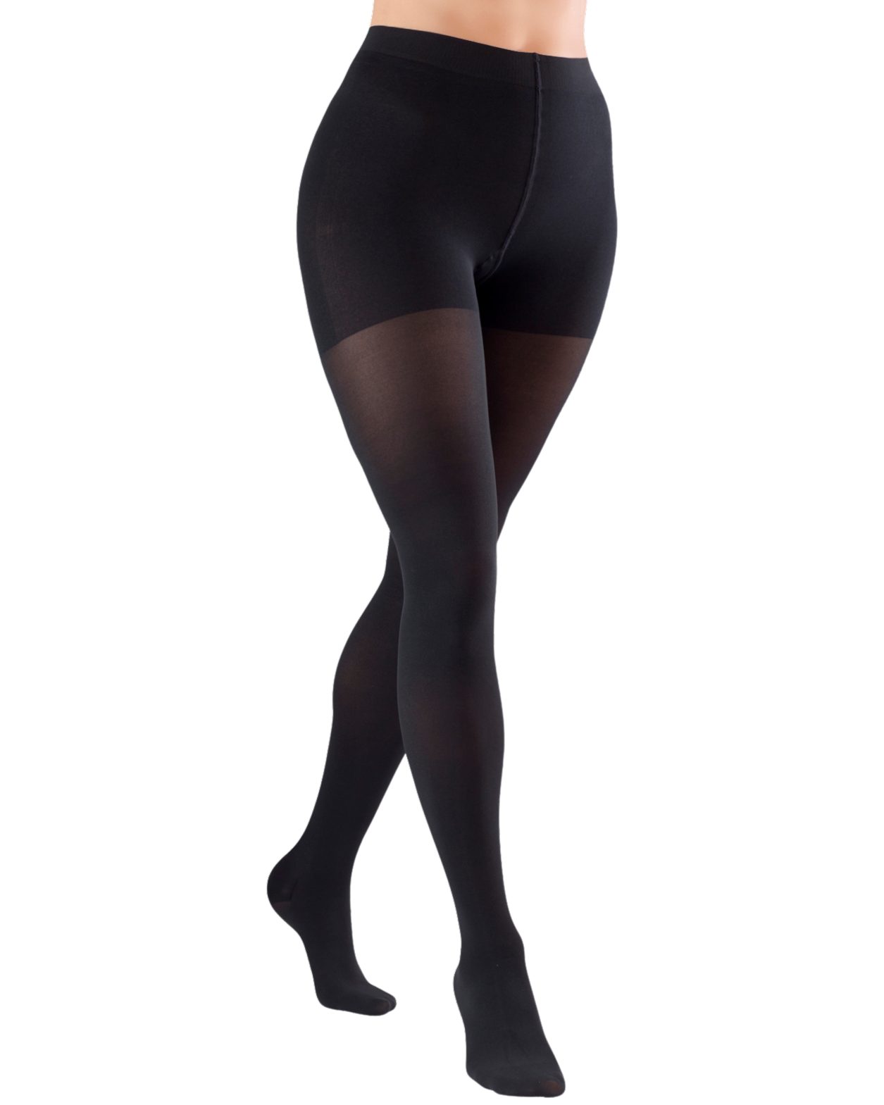 Stützstrumpfhose Kompressionsstrumpfhose Stützstrumpfhose breite Hüfte Curvy 23-32 mmHg