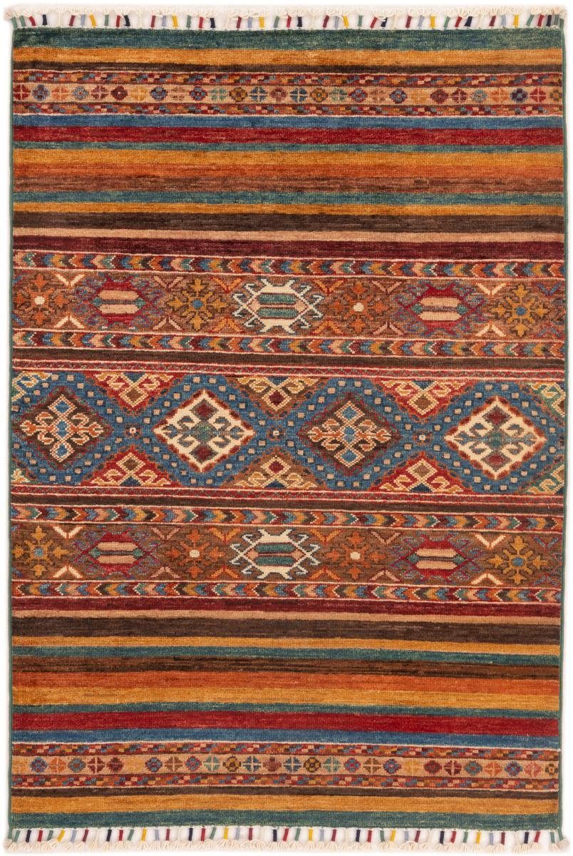 Orientteppich Arijana Shaal 86x123 Handgeknüpfter Orientteppich, Nain Trading, rechteckig, Höhe: 5 mm