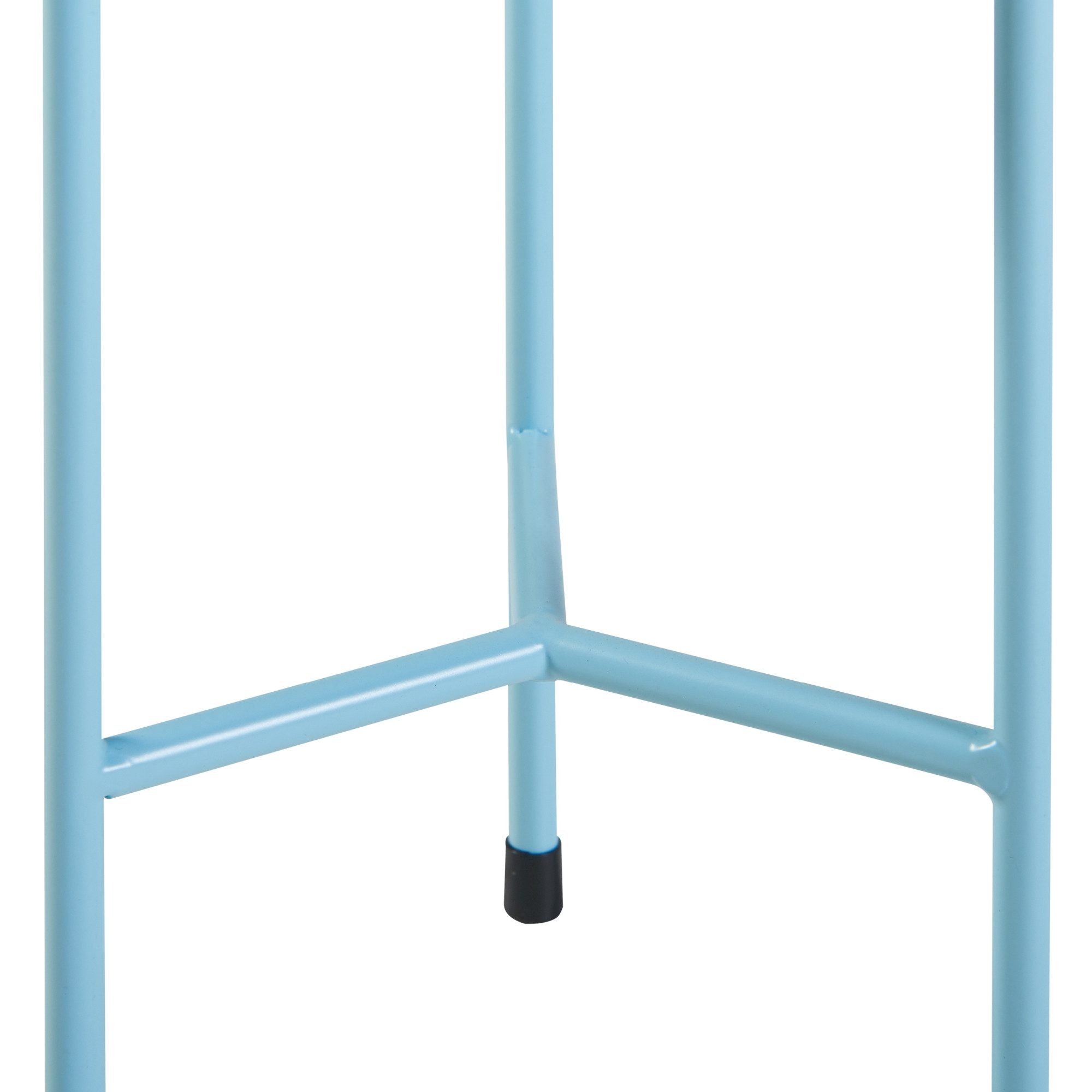 en.casa Blumenständer, »Asten« Metall 40,5 x 16 cm Hellblau