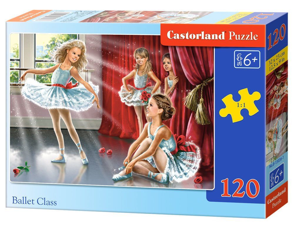 Castorland Puzzle Castorland B-13036-1 Ballet Class,Puzzle 120 Teile, Puzzleteile