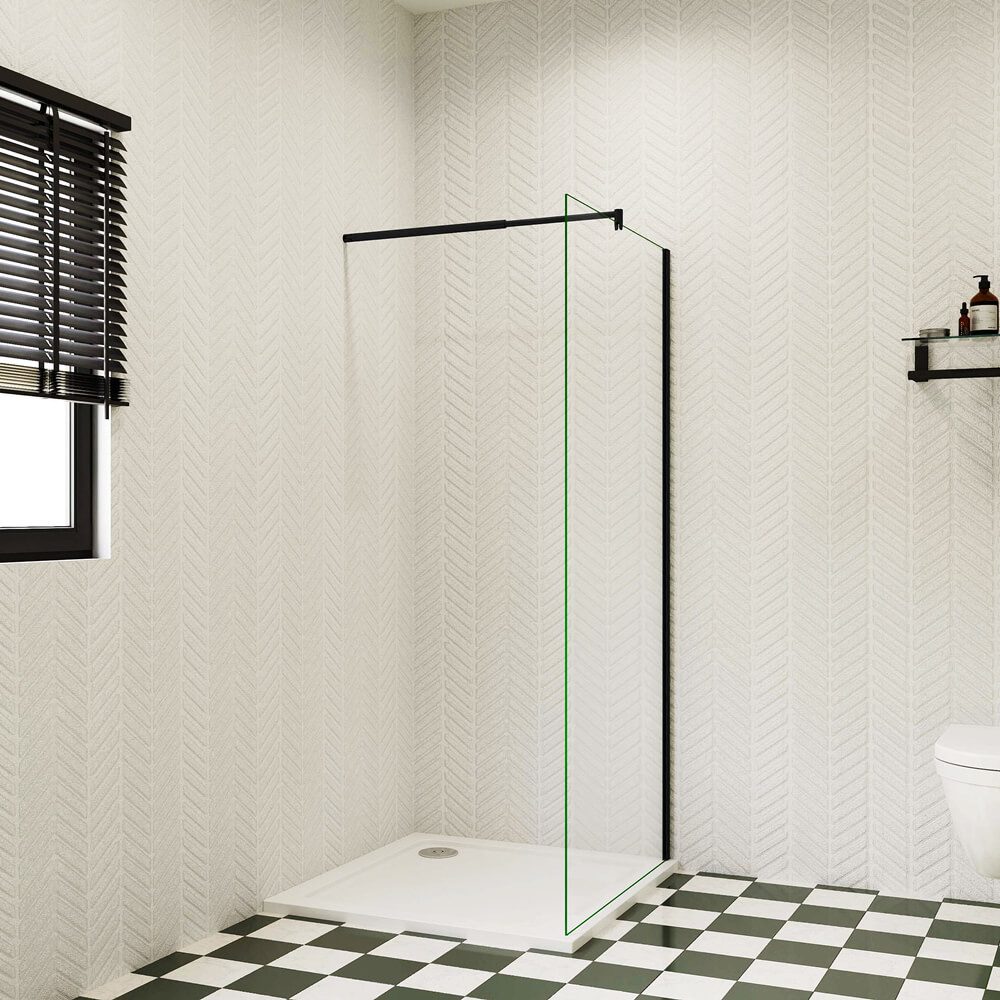 duschspa Duschwand 185cm ESG Trennwand Seitenwand Nano Glas Walk in Dusche, günstig online kaufen