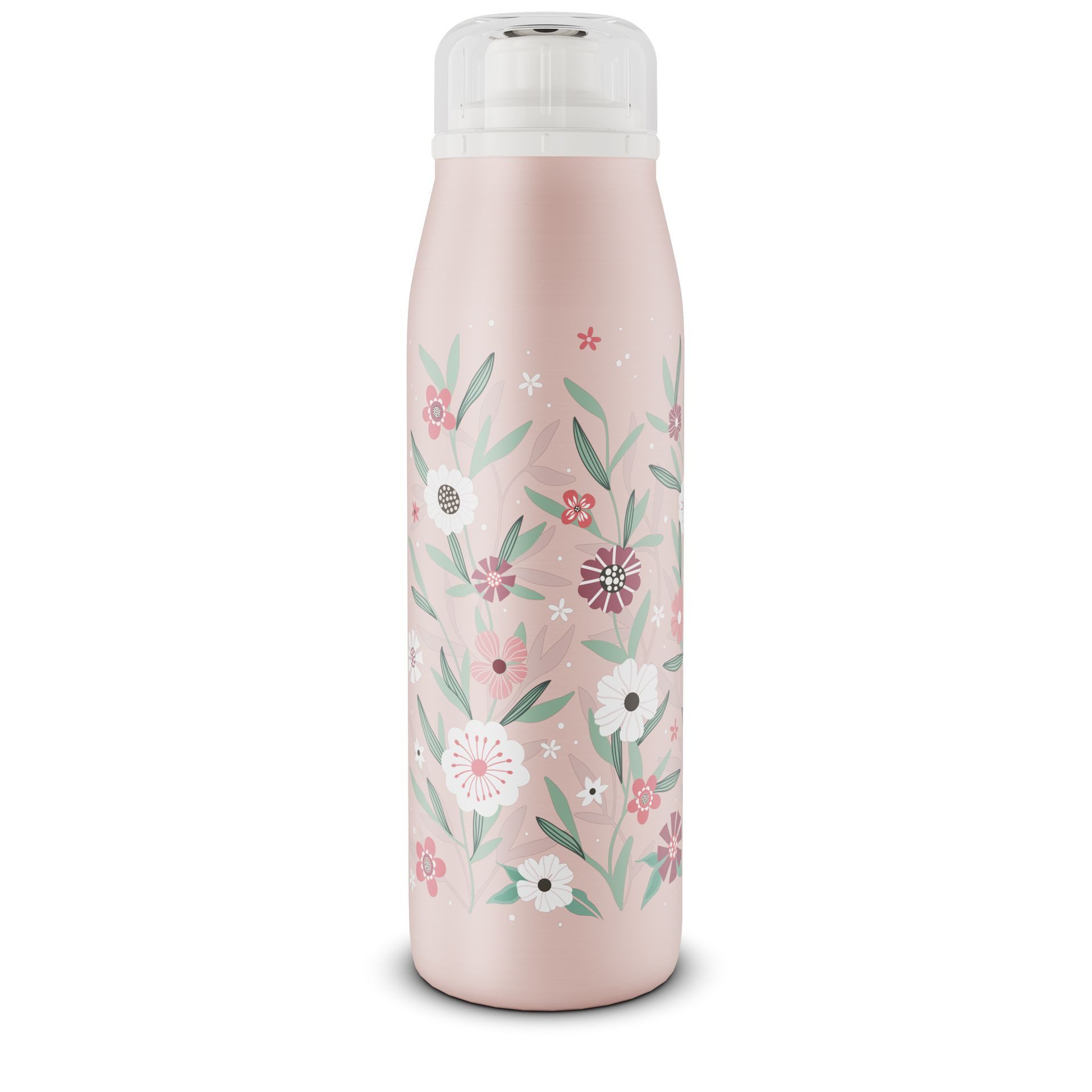 Alfi Isolierflasche, alfi Isolier-Trinkflasche 'isoBottle Kids' 0,5 Liter, Blumenmotiv