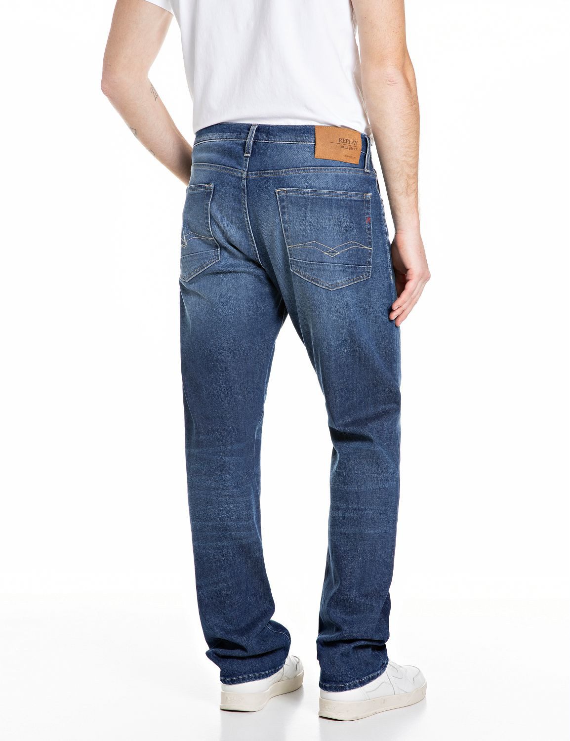 Replay Straight-Jeans Aideen im 5-Pocket-Stil – Bild 2 von 3