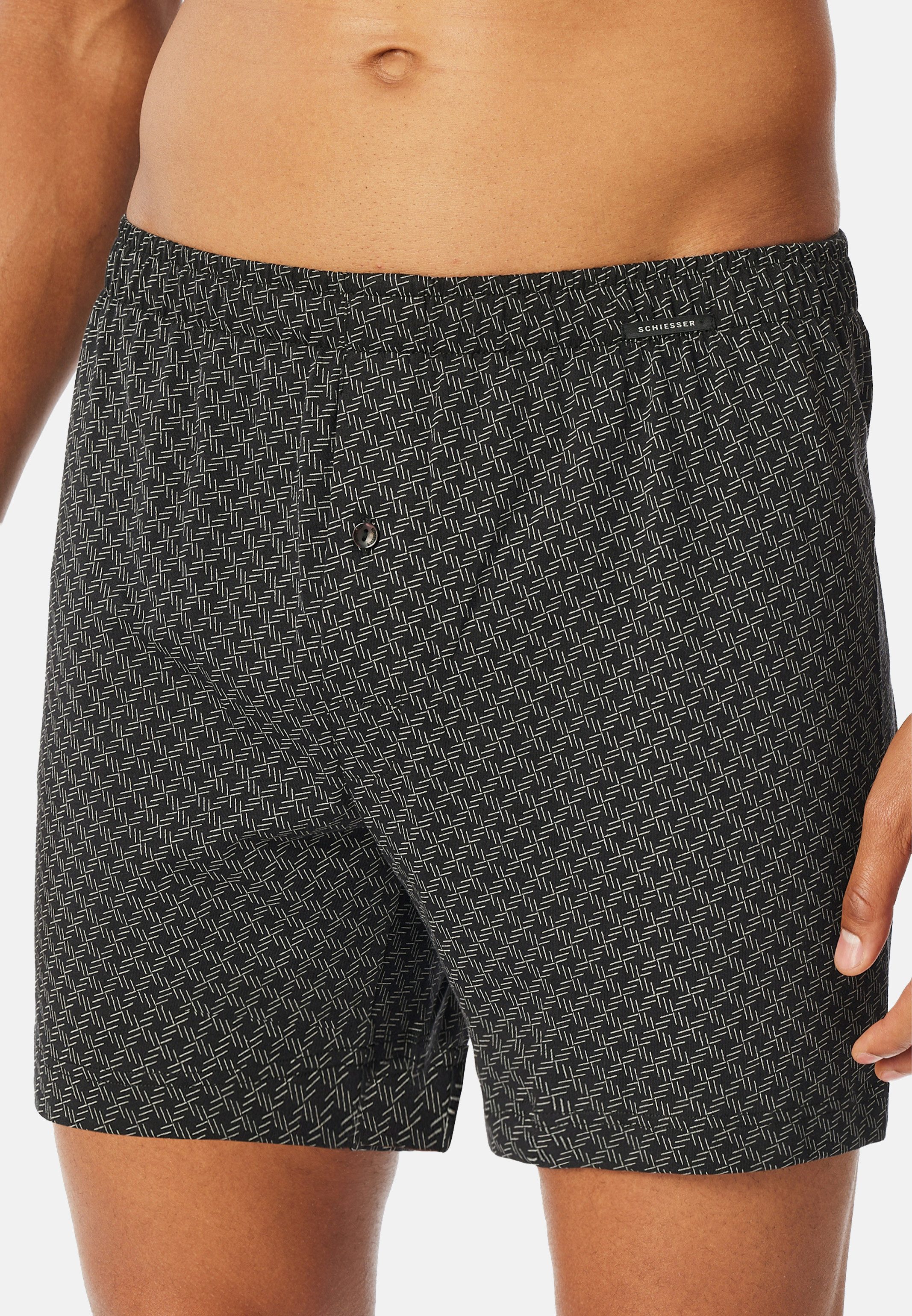 Schiesser Boxershorts 2er Pack Singel-Jersey (Spar-Set, günstig online kaufen