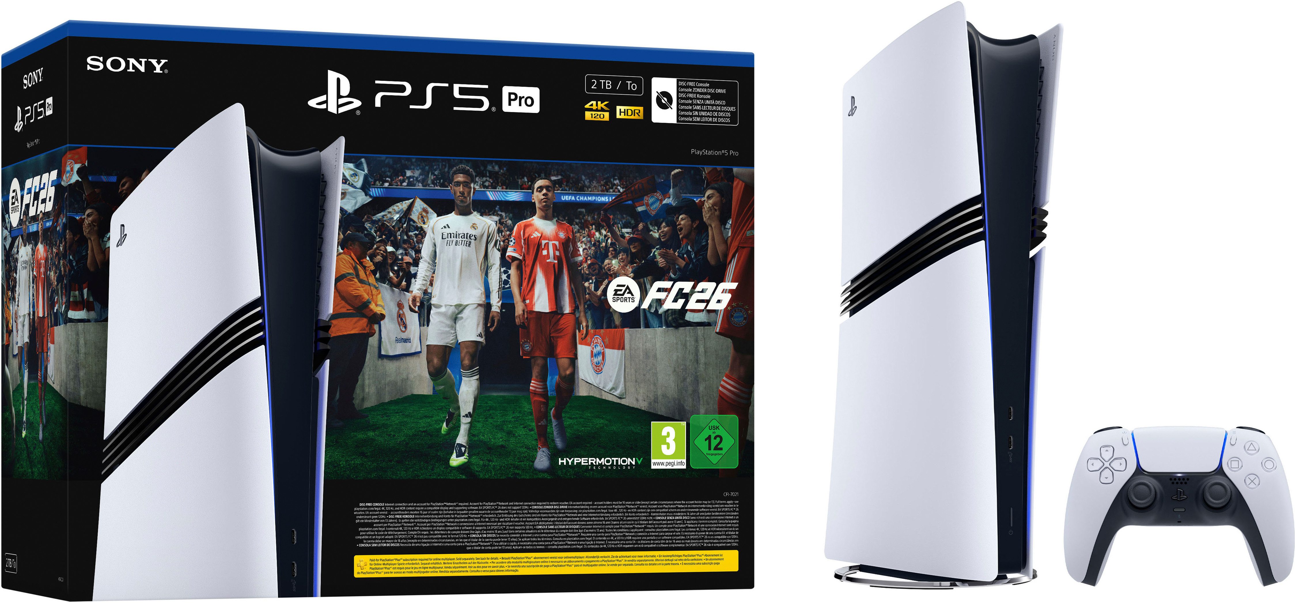 PlayStation 5 PlayStation 5 Pro 2TB – EA SPORTS FC 26 Bundle 2TB