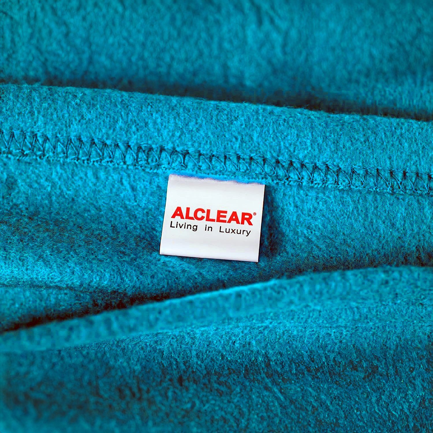 Wohndecke 3 St. A3T Oeko-Tex Polar Fleecedecken Couch türkis 130x160cm weic günstig online kaufen