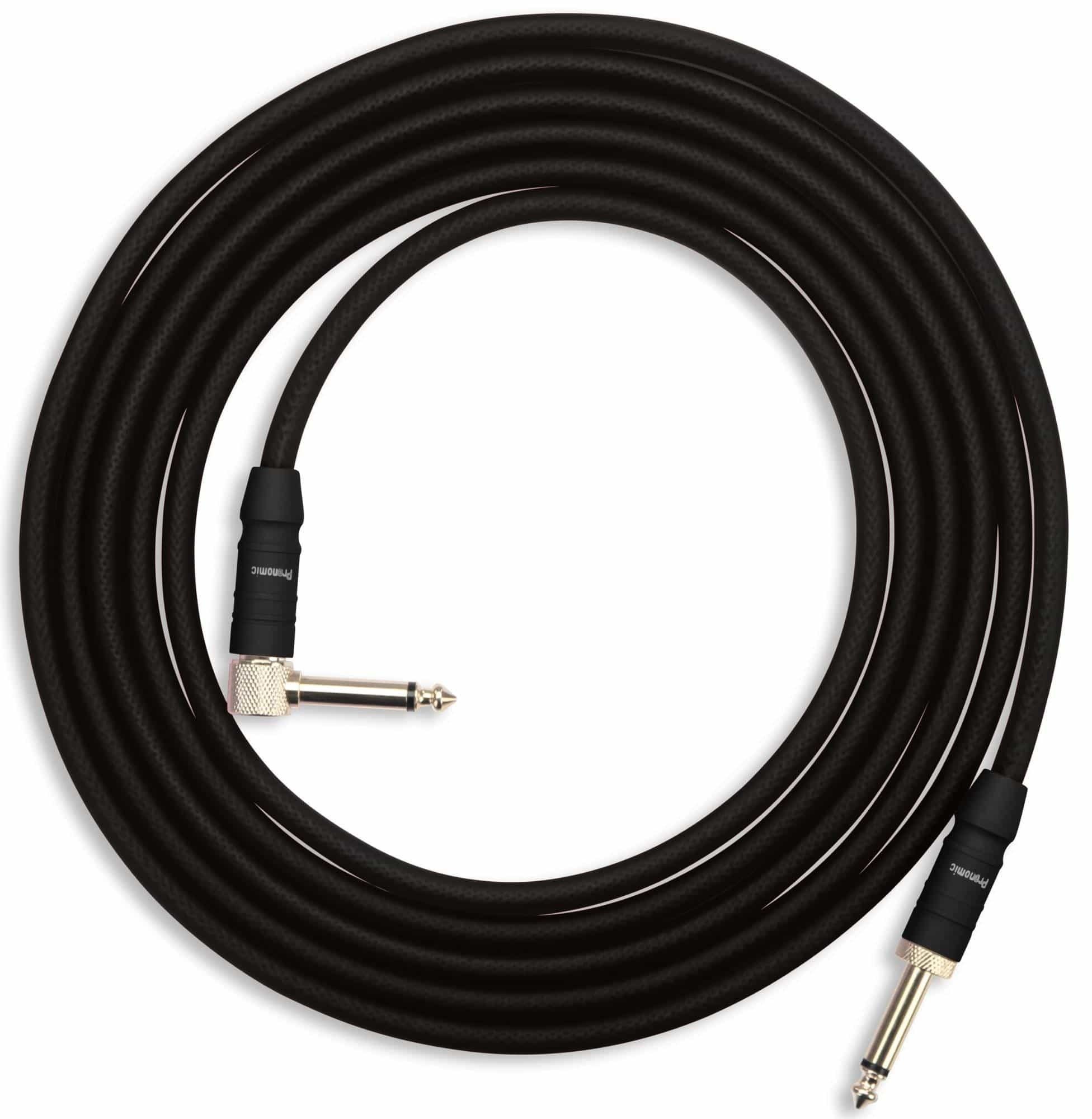 Pronomic INST-A-3 Klinkenkabel 3 m Instrumentenkabel, 6,3mm Klinke, 6,3mm Klinke (300 cm), 24 Karat vergoldet, flexibler und robuster Außenmantel – Bild 2 von 4