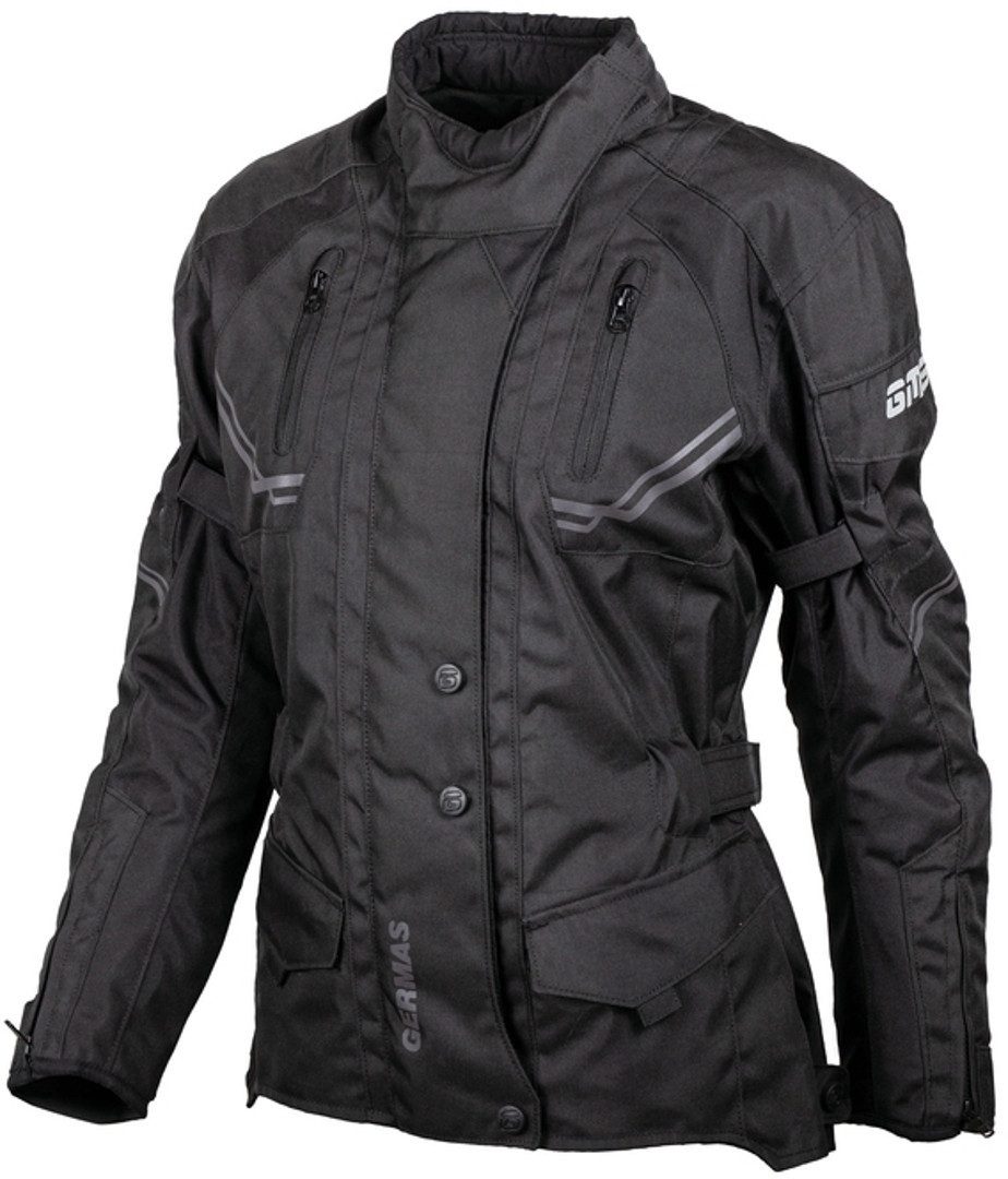 gms Motorradjacke GMS Taylor Damen Motorrad Textiljacke herausnehmbares Innenfutter,wasserdicht