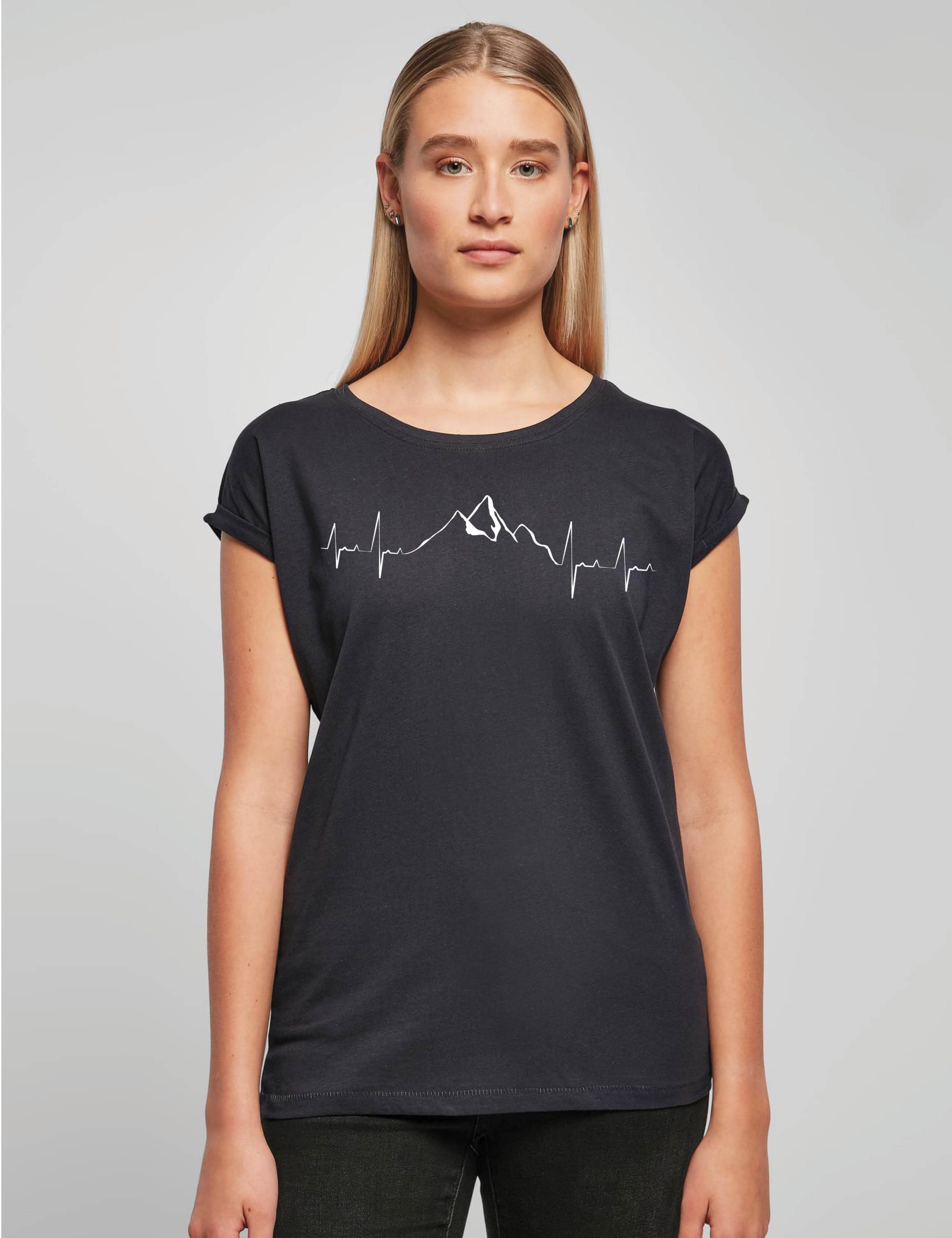 Youth Designz Print-Shirt "Heartbeat Mountain" Damen günstig online kaufen