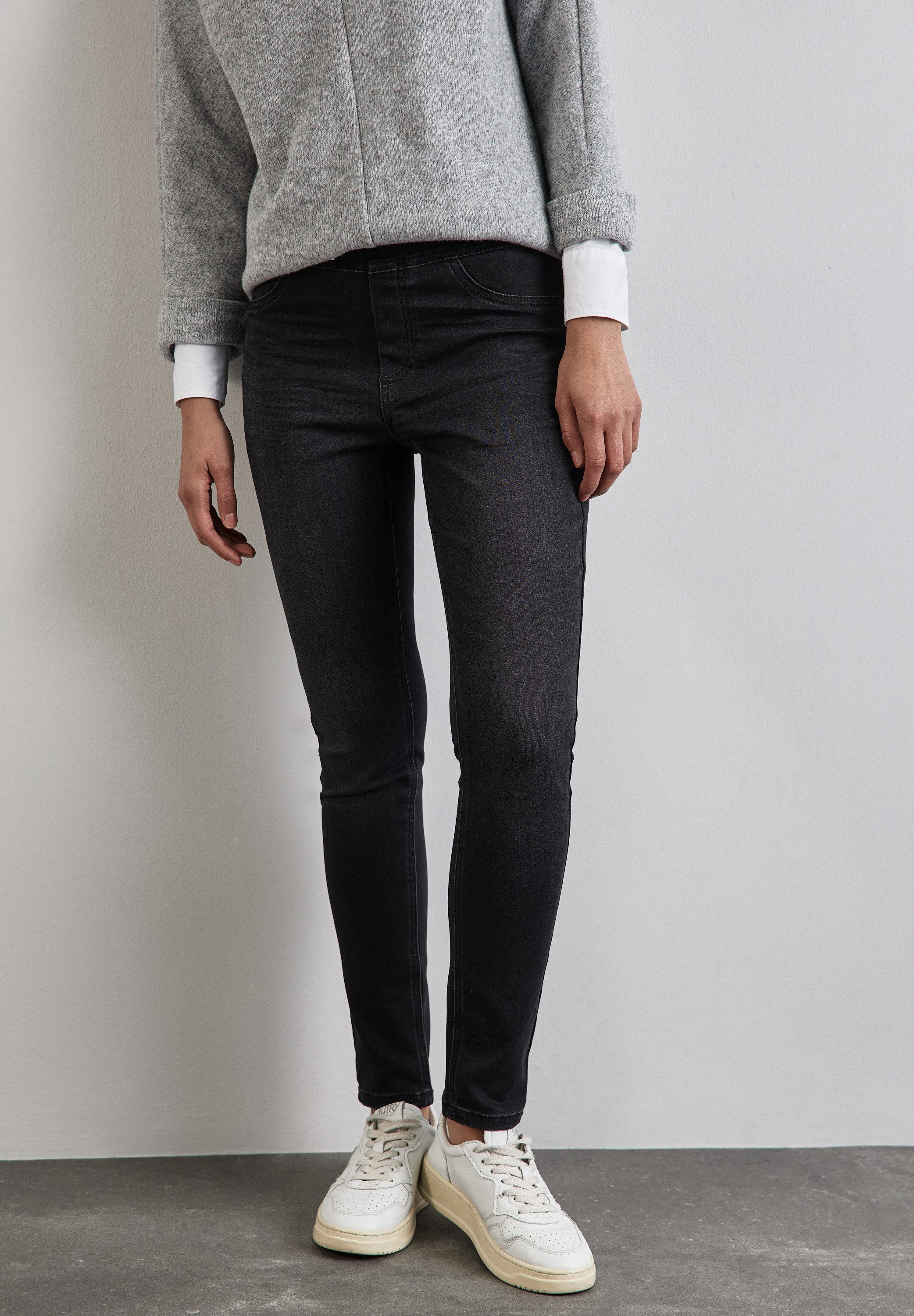 STREET ONE Skinny-fit-Jeans High Waist