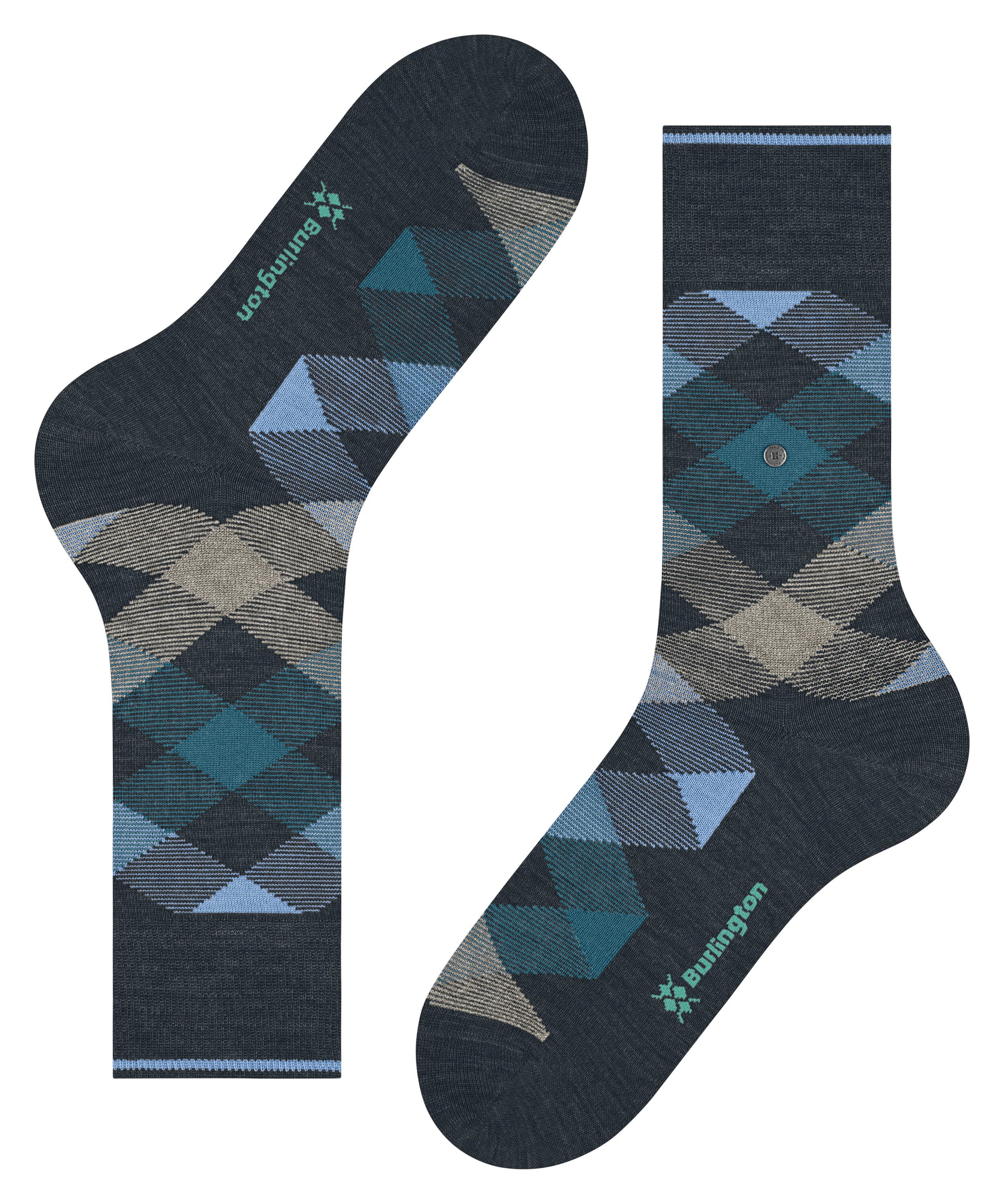 Burlington Socken Newcastle Melange (1-Paar) in melierter Optik