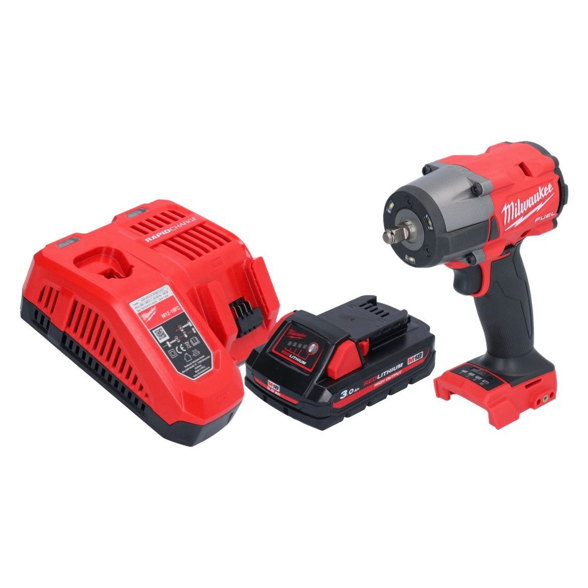 Milwaukee Akku-Schlagschrauber M18 FMTIW2F38-301 Akku Schlagschrauber 18 V 745 Nm 3/8" Brushless