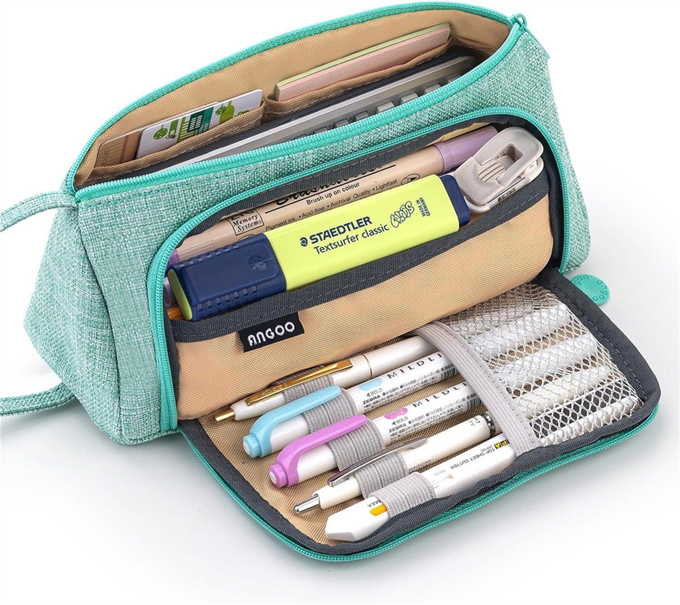 XDeer Federtasche Federmäppchen Federtasche mit grossem Fassungsvermögen Mäppchen, Schreibwarenbeutel Bleistiftbeutel Schreibwaren-Stifttasche
