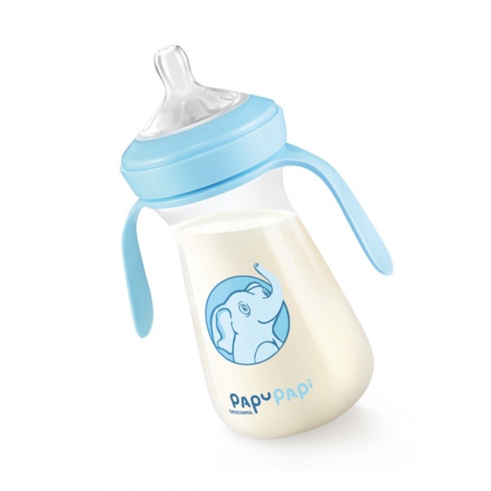 Tescoma Babyflasche Trinkflasche PAPU PAPI 250 ml, rosa und blau, Anti-Kolik-System, 250ml, nanoCARE™ Technologie