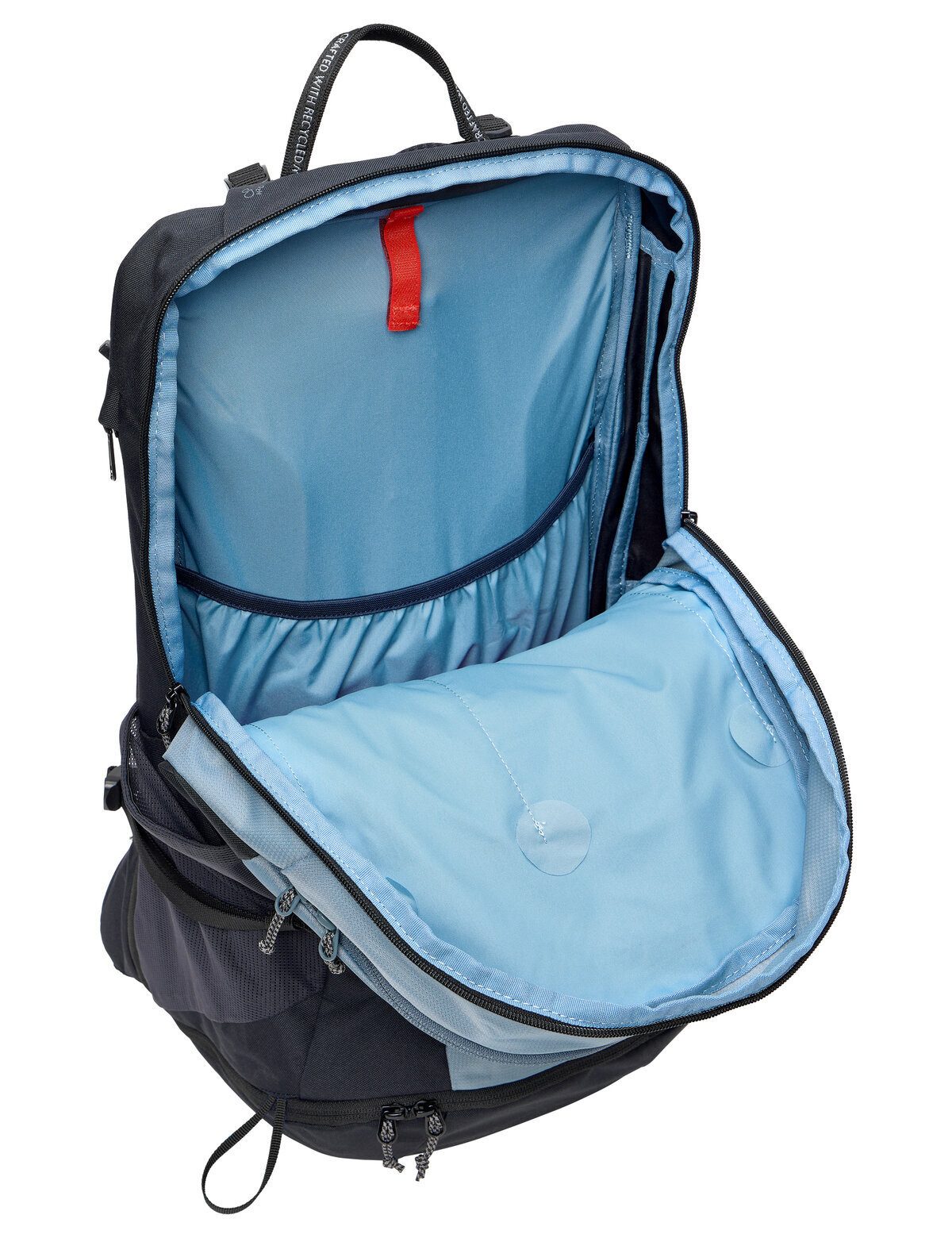 VAUDE Trekkingrucksack Wizard 30+4, Multifunktionaler Wanderrucksack mit innovativem Tragesystem, 34 Lite