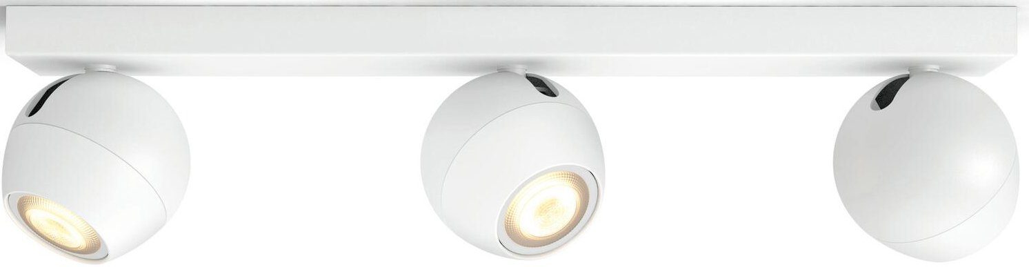 Philips Hue LED Flutlichtstrahler Leuchtmittel Buckram, Dimmfunktion, wechselbar, Warmweiß