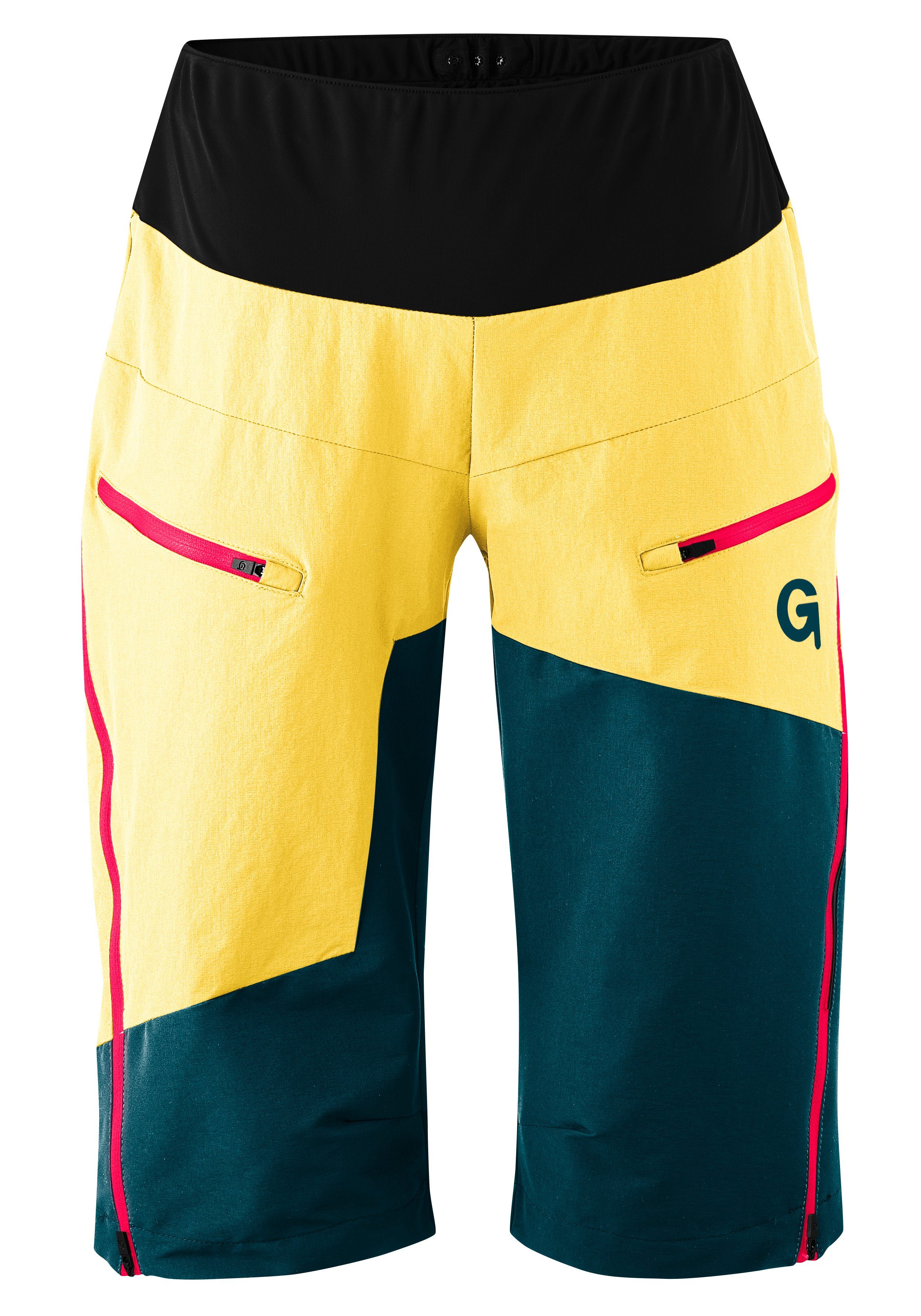 Gonso Radhose LOMASO Herren Bike-Shorts, MTB Fahrradhose mit Sitzpolster, Bund flexibel