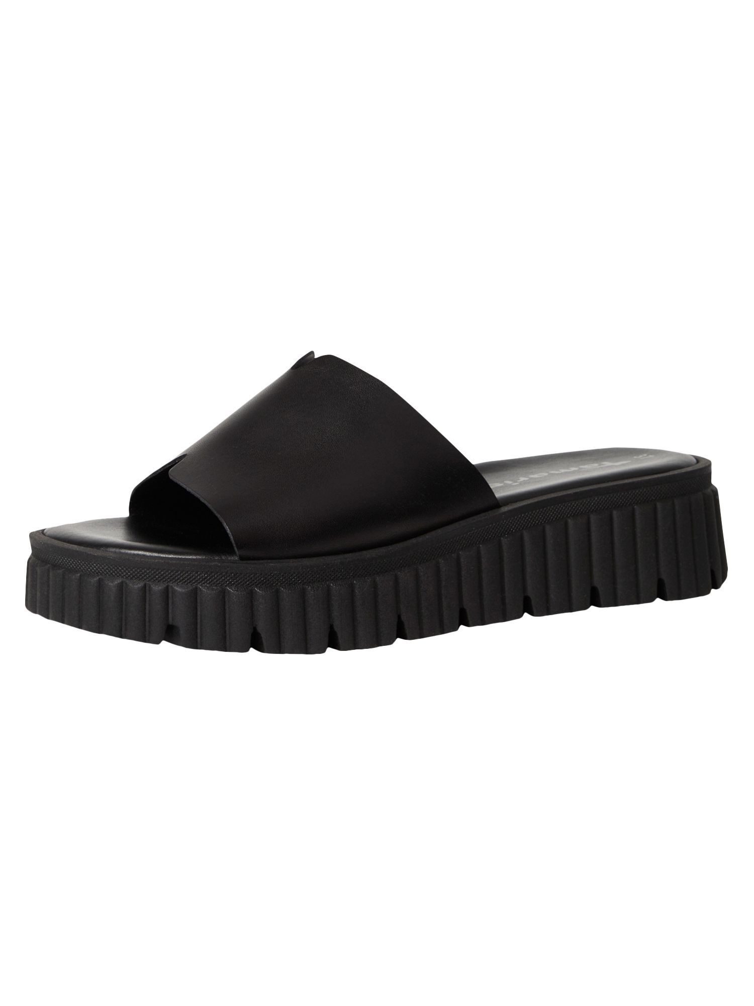 Tamaris TOUCH-IT aus Leder kein Absatz 1-27216-44 Keilpantolette TOUCH-IT