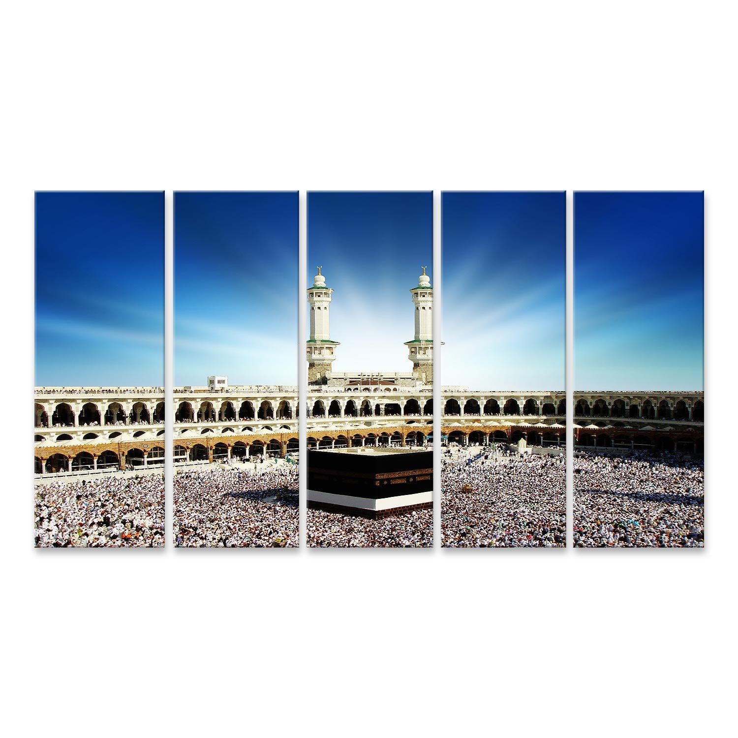 Leinwandbild Bild auf Leinwand Kaaba Mekka Saudi-Arabien Wandbild Poster Kunstdruck