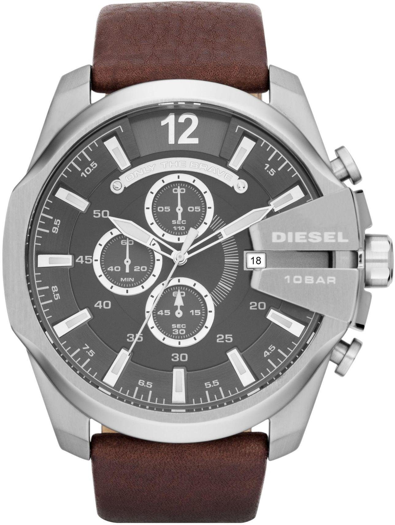 Diesel Chronograph MEGA CHIEF DZ4290, Quarzuhr, Armbanduhr, Herrenuhr, Stop günstig online kaufen