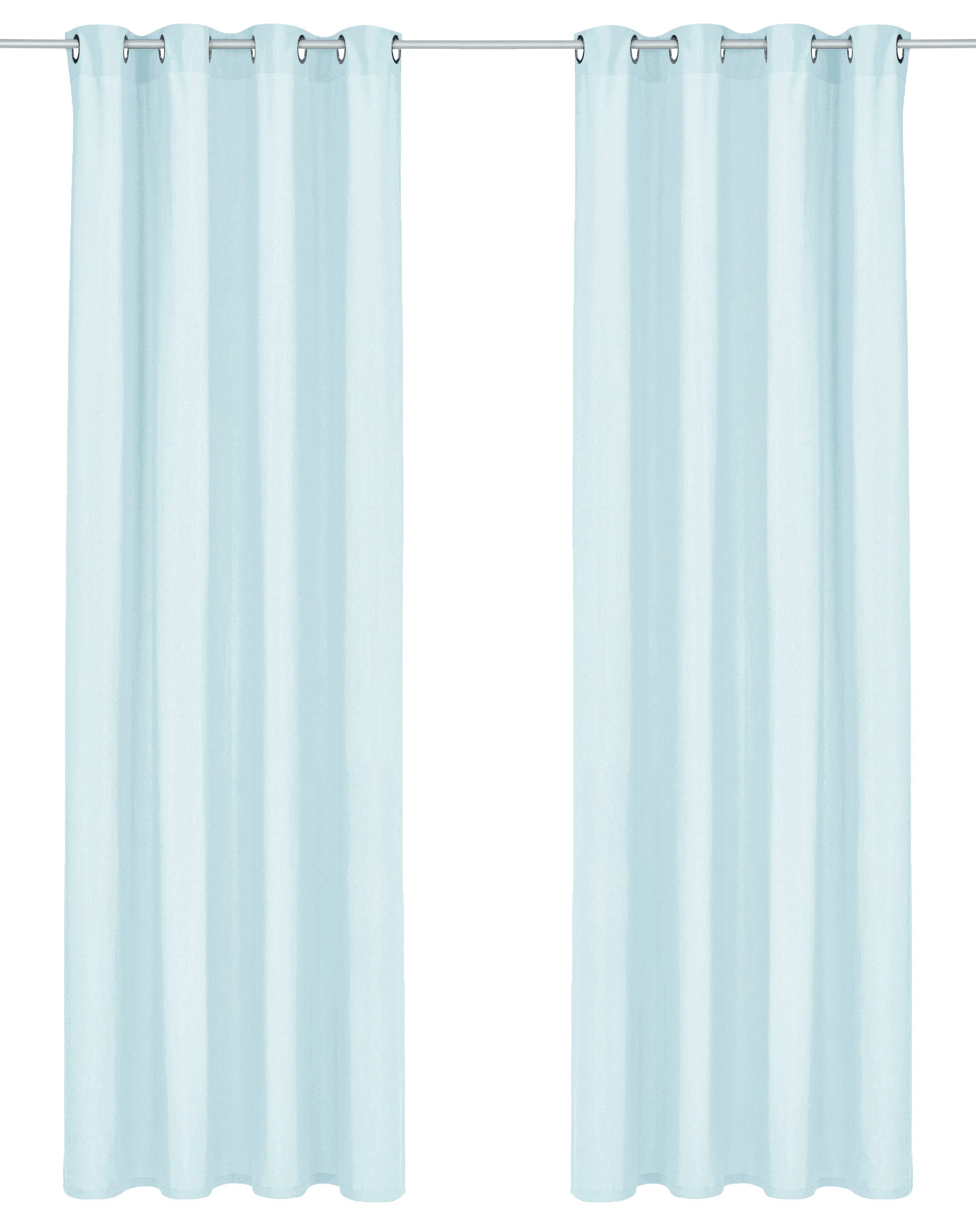 Bruno Banani Vorhang Lagan (2 St), blickdicht, Polyester, 2-er Set, gewebt, Microfaser, versch. Größen, einfarbig, Bestseller