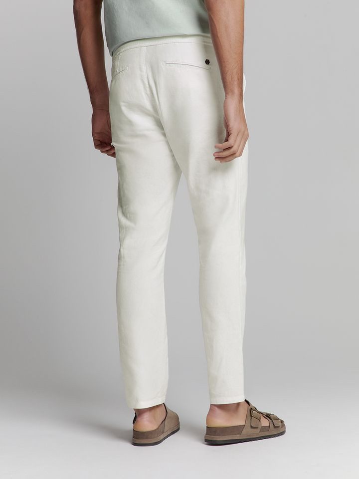 NO EXCESS Stoffhose - Lange Leinenhose günstig online kaufen