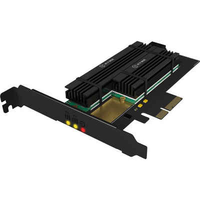RAIDON ICY BOX PCI-E Karte für 2x M.2 SSDs - - PCI Modulkarte