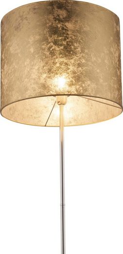 otto.de | bmf-versand floor lamp »floor lamp living room floor lamp LED reading lamp textile shade gold ST5551«