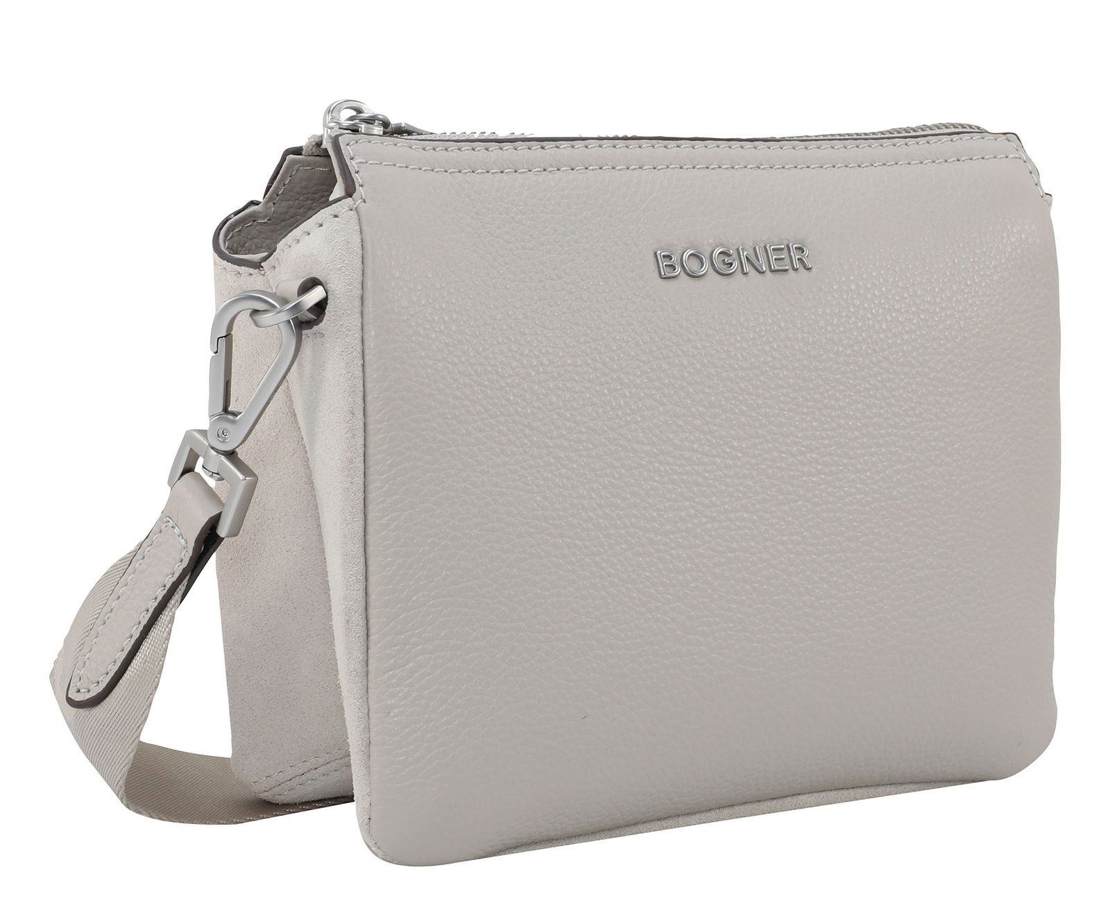 BOGNER Schultertasche Gulia Shoulderbag, aus echtem Rindsleder