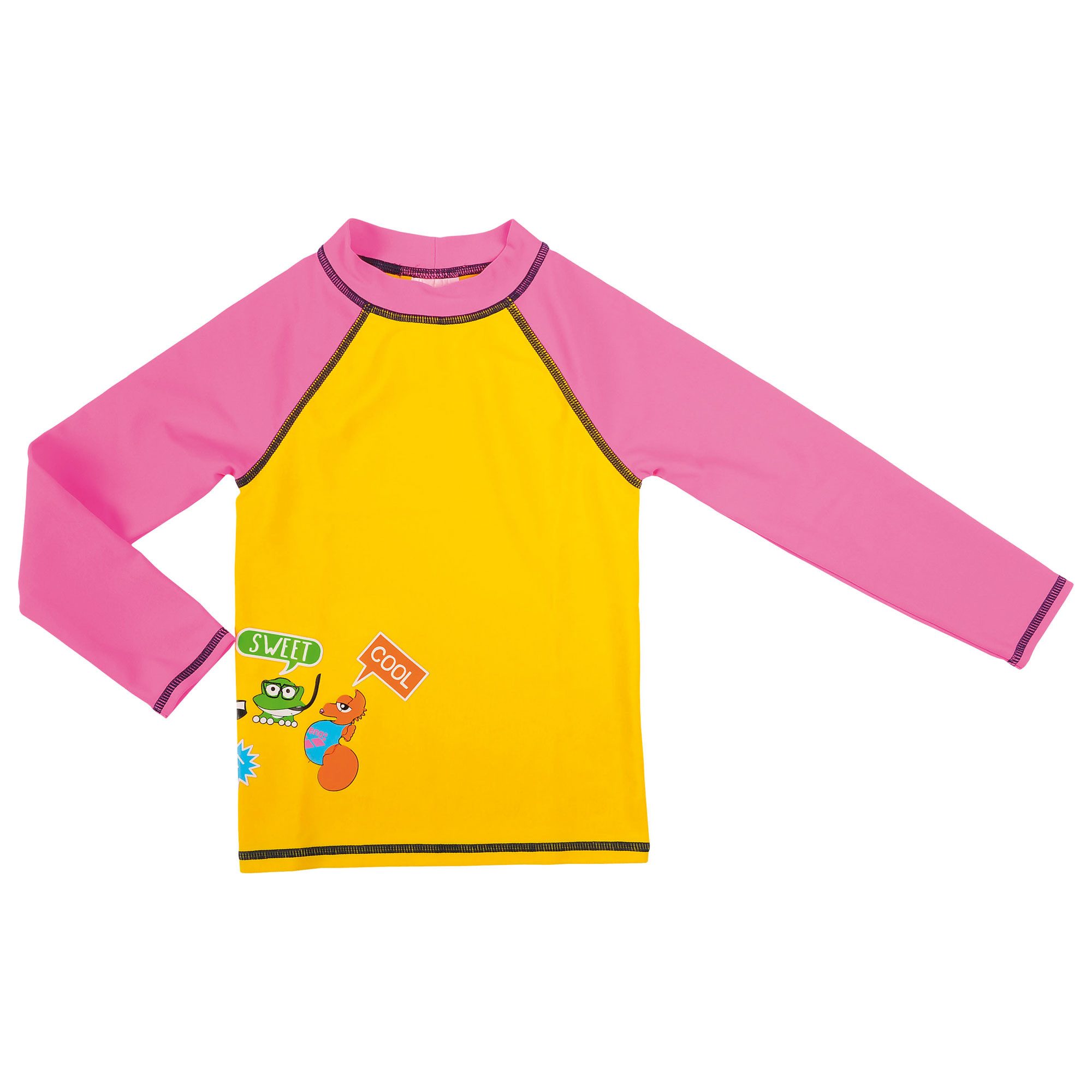 Arena Langarmshirt Arena Mädchen Bade Langarm Shirt UV TEE 000439