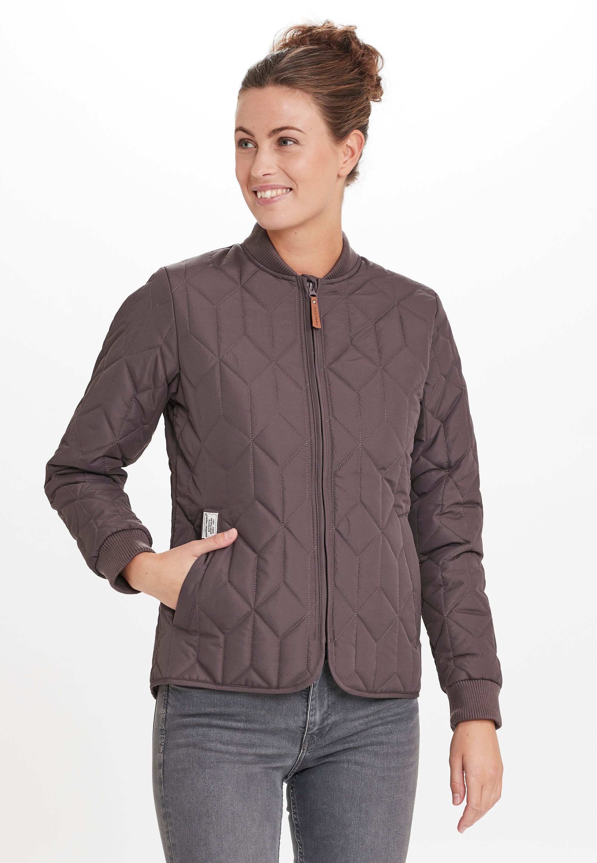 WEATHER REPORT Outdoorjacke Piper mit elastischen Bündchen braun | Jacken