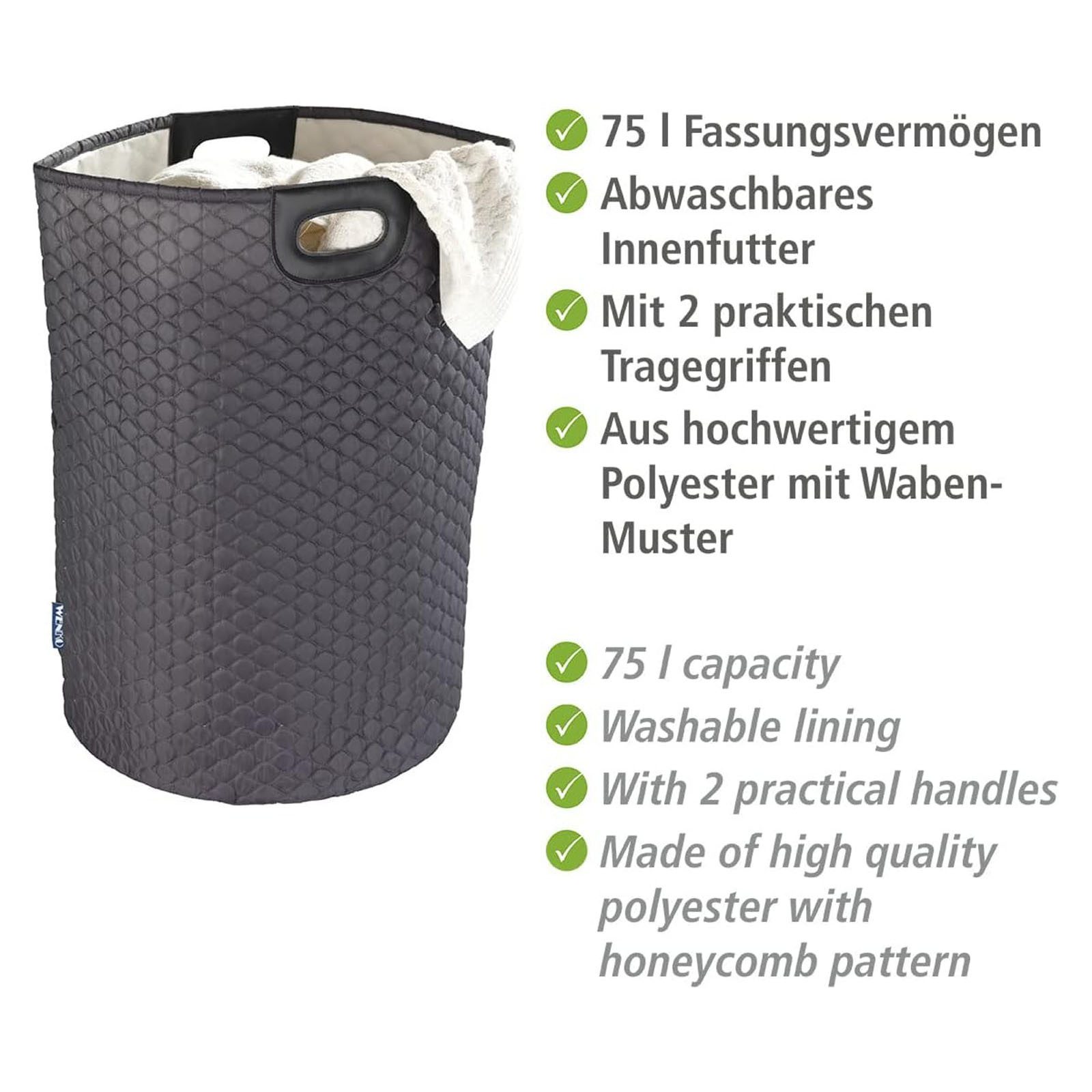 WENKO Wäschebox Wäschekorb Wäschetonne Wäschebehälter Wäsche günstig online kaufen