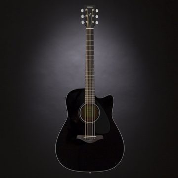 Yamaha Westerngitarre, FGX 800 C BL Black, FGX 800 C BL Black - Westerngitarre