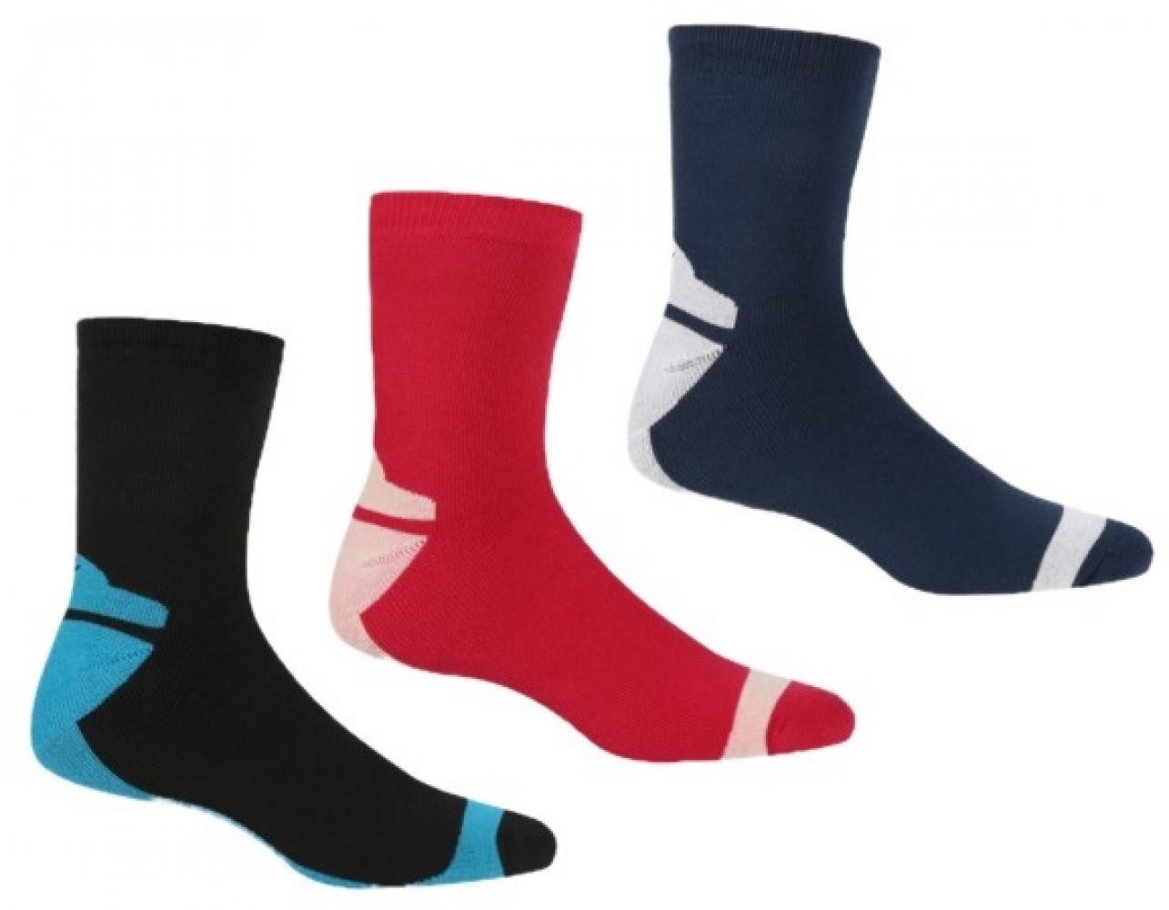 Basicsocken Damen Socken Dreier Pack - Ladies 3pk Sock