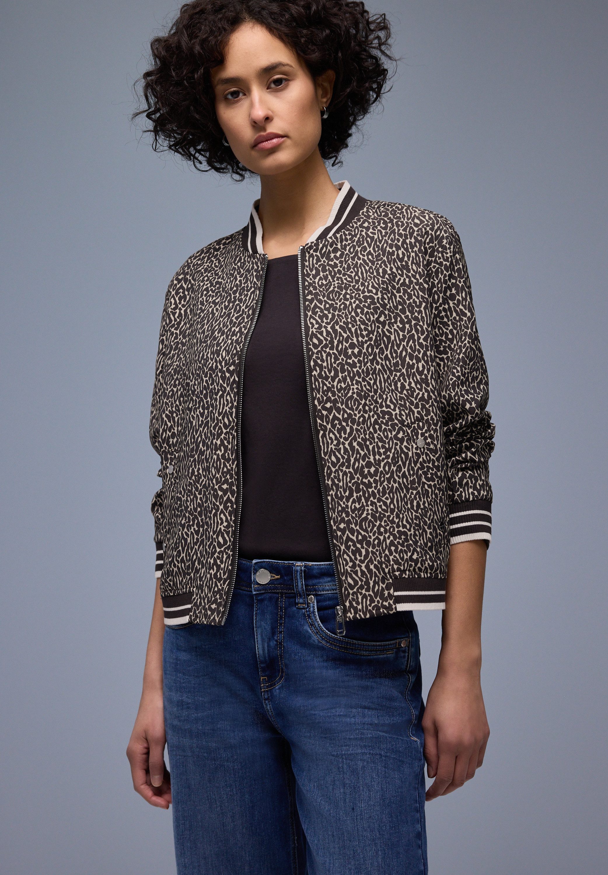 STREET ONE Blouson im Leo-Look günstig online kaufen