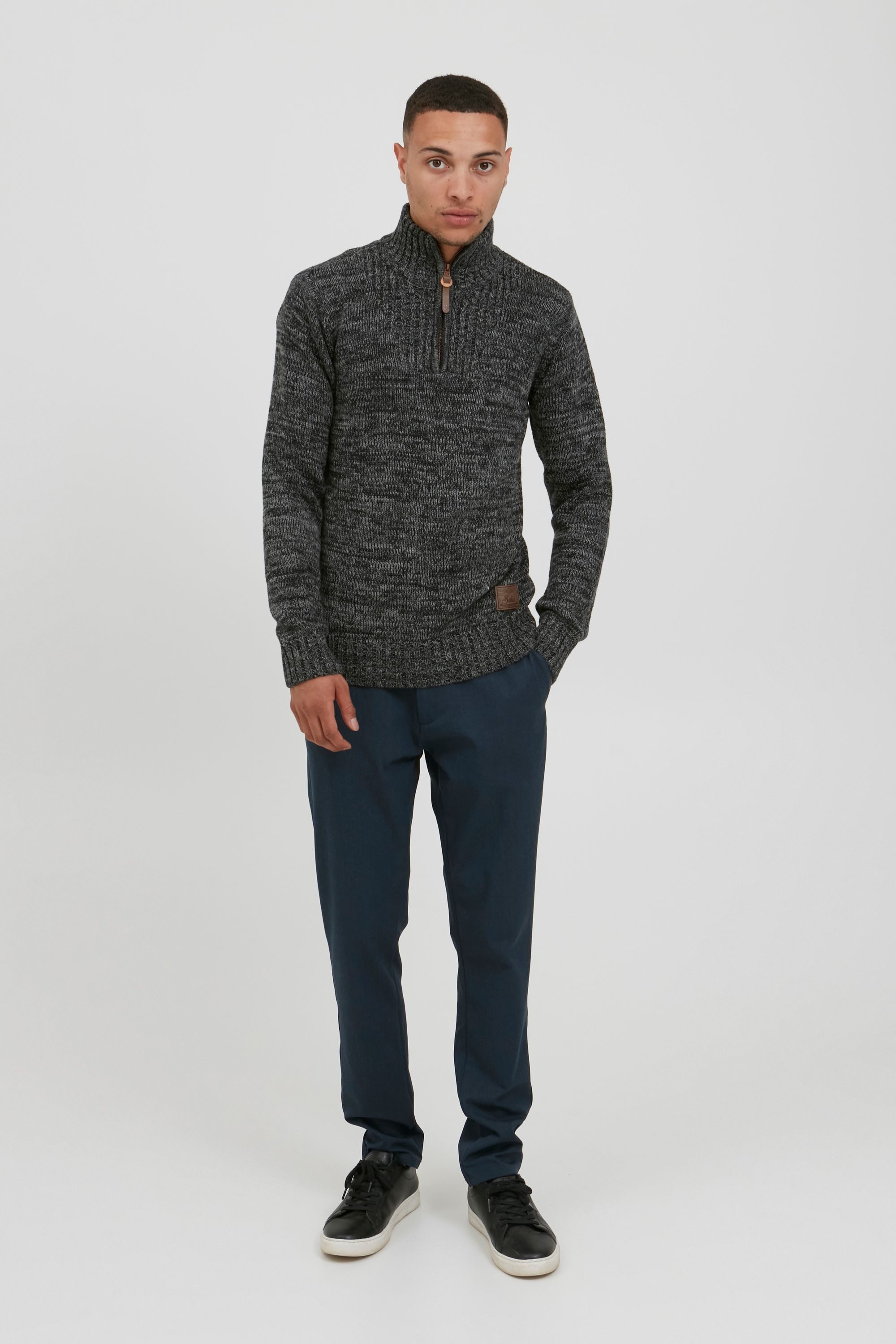 !Solid Troyer SDPhilostrate Strickpulli in Melange-Optik günstig online kaufen