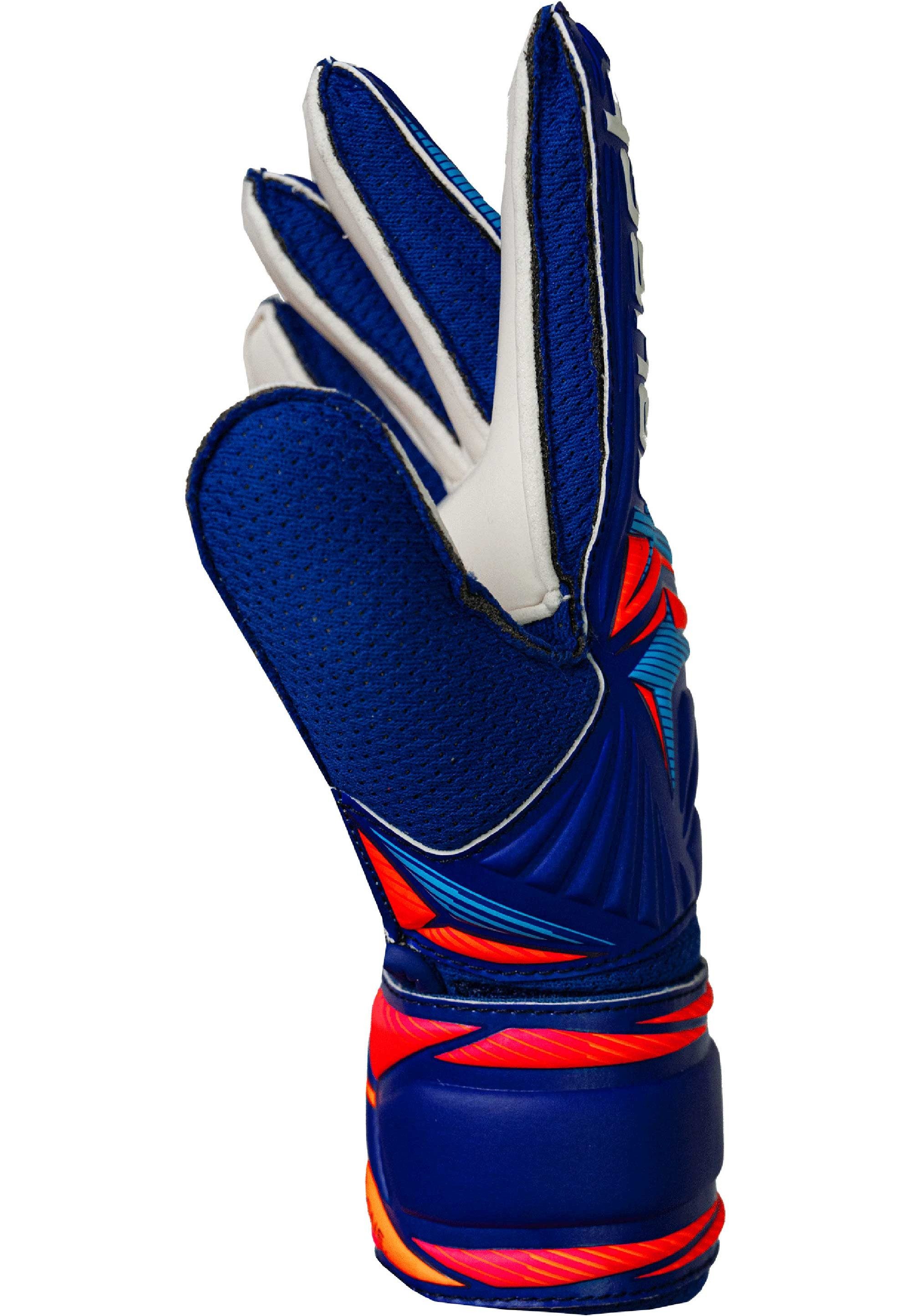 Reusch Torwarthandschuhe Attrakt Solid Junior mit hochelastischem, sicherem Verschluss
