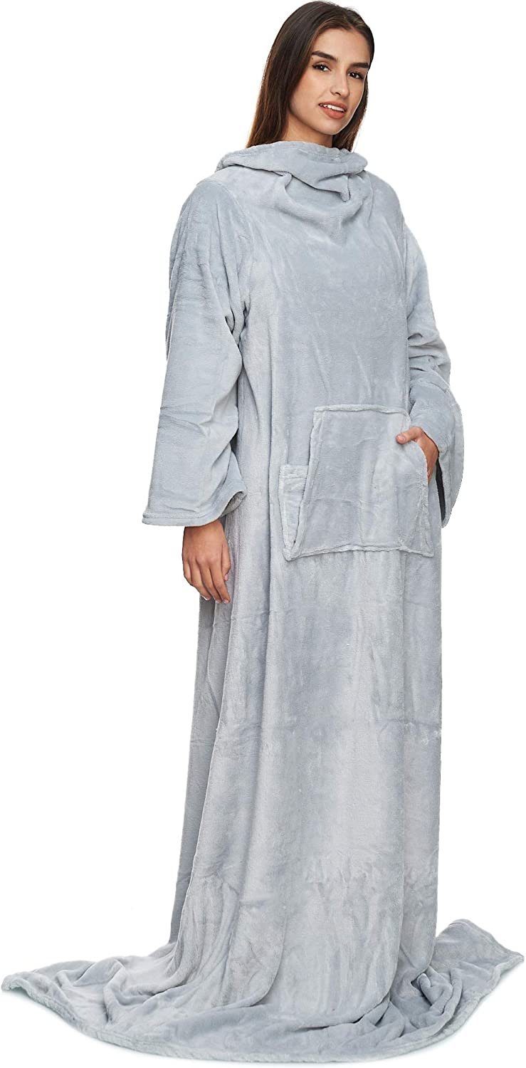 Wohndecke TV-Decke, made2trade, mit Ärmeln und Taschen