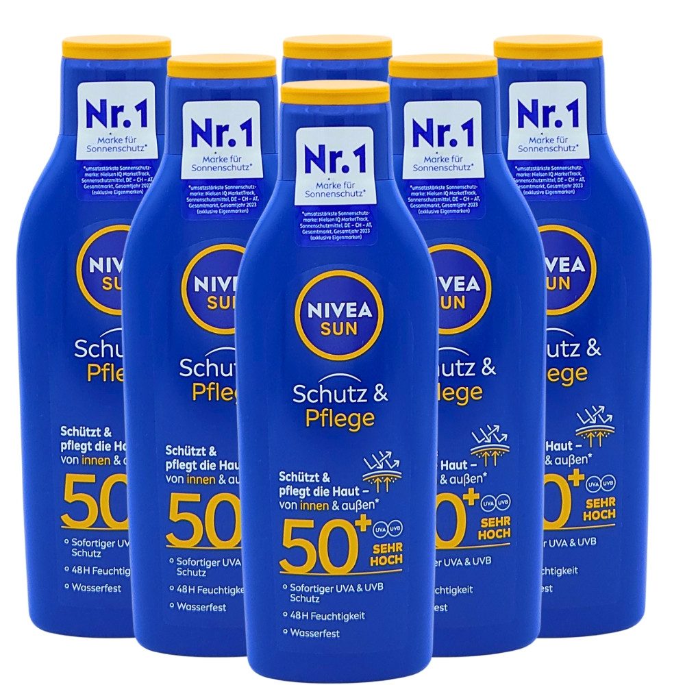 Sonnenschutzcreme Sun Sonnenmilch Schutz & Pflege LSF 50
