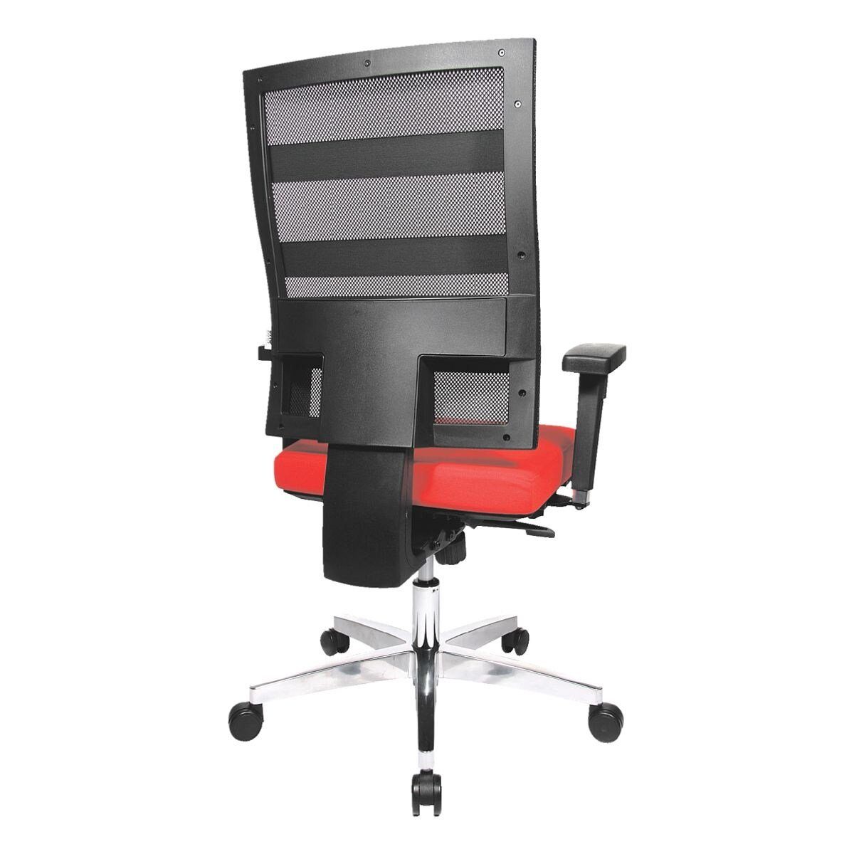 schwarzer Armlehnen, und Office mit Sitztiefenverstellung Netzrückenlehne Schreibtischstuhl Premium Office Premium, rot Otto Premium