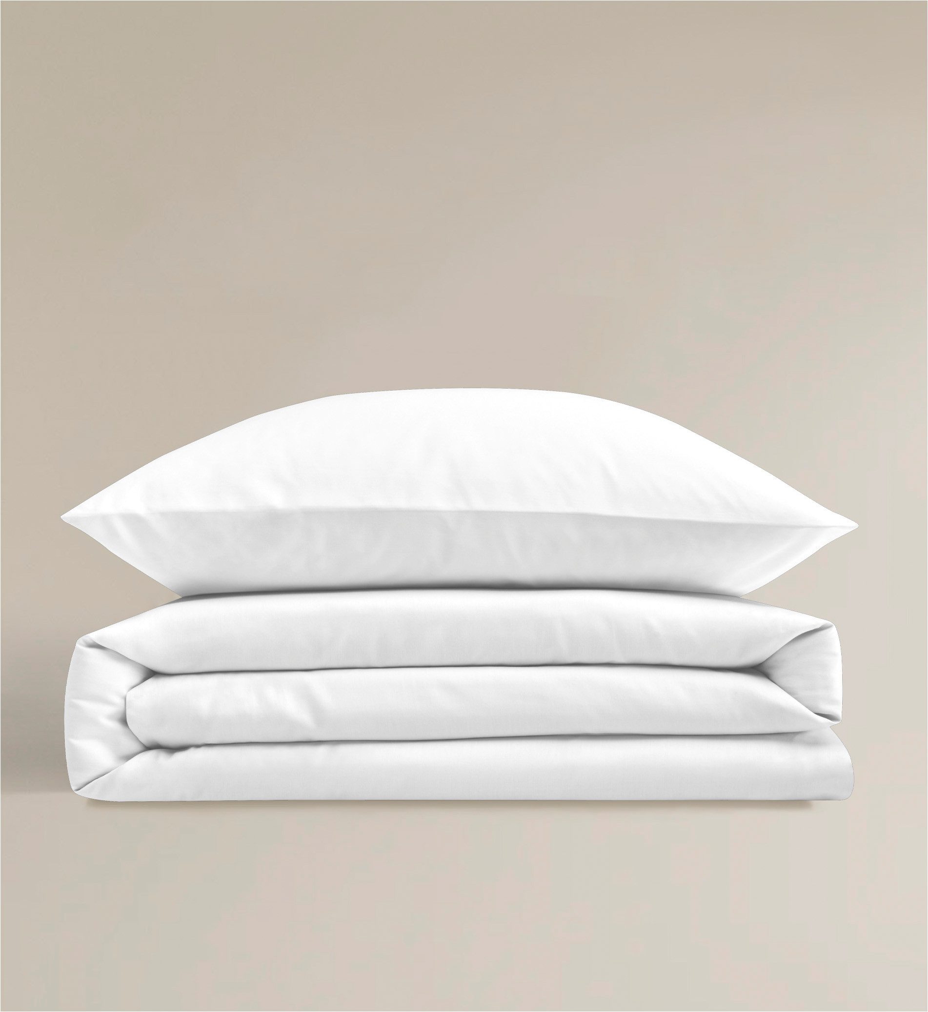 BIERBAUM Bettwäsche Elegant uni, Mako-Satin, 2 teilig, Mako-Satin, 100 % Baumwolle, Uni, pflegeleicht