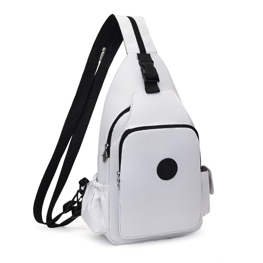 nsihing Umhängetasche Universelle wasserdichte Umhängetasche für Damen und Herren, Leichter Brusttasche Klein Sling Bag Nylon Backpack Schulterrucksack