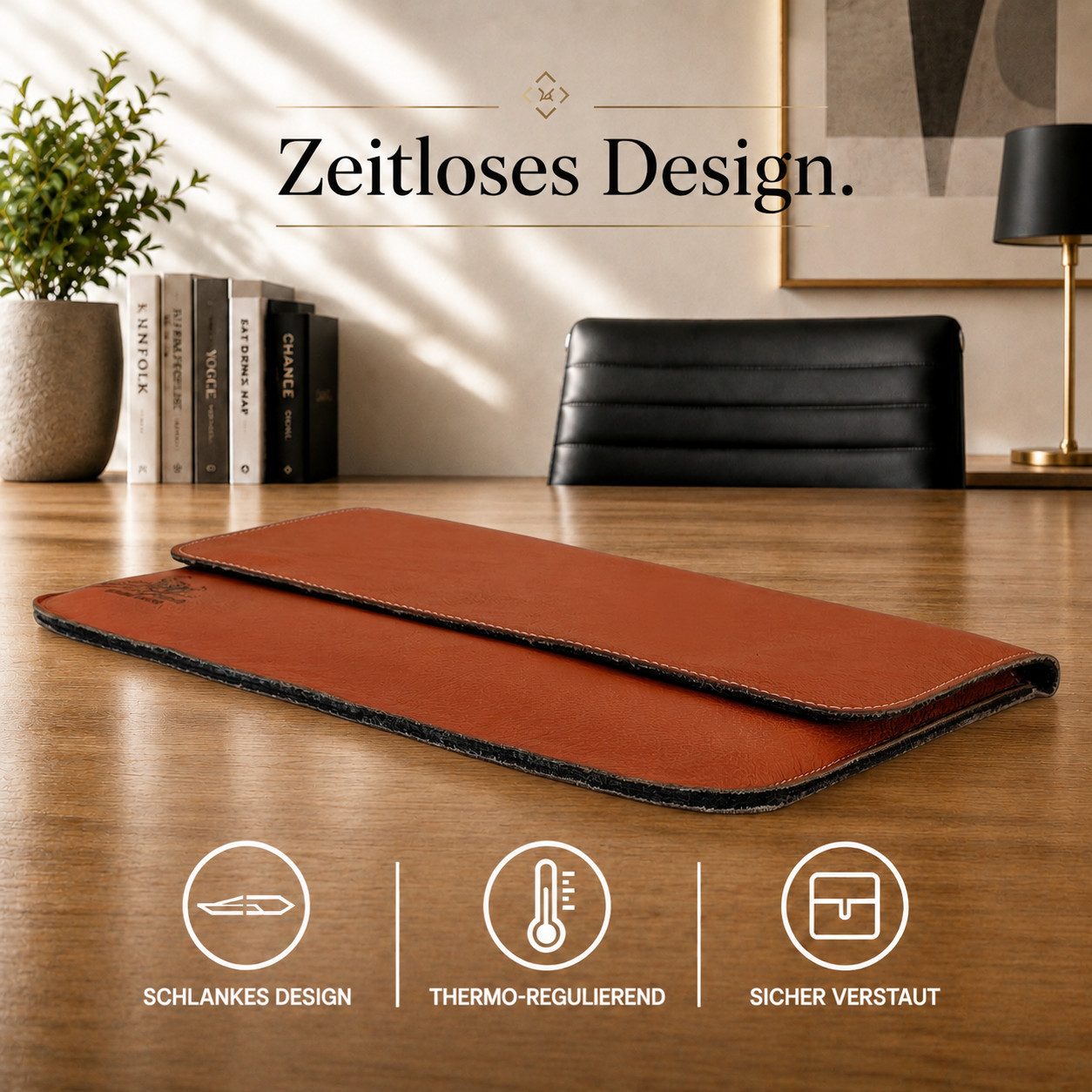 Centaur Laptoptasche aus echtem Leder, Notebooktasche, Hochwertiges Leder, echtes Rindleder, Handarbeit