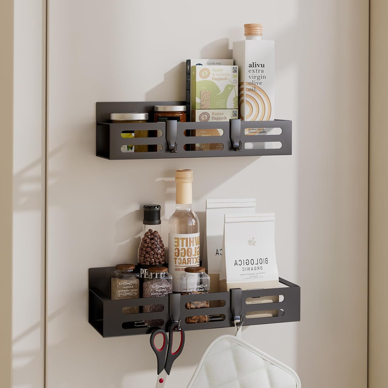 Xruiy Gewürzregal,Ablageregal,Magnetisches Gewürzregal für Kühlschrank/Küch günstig online kaufen